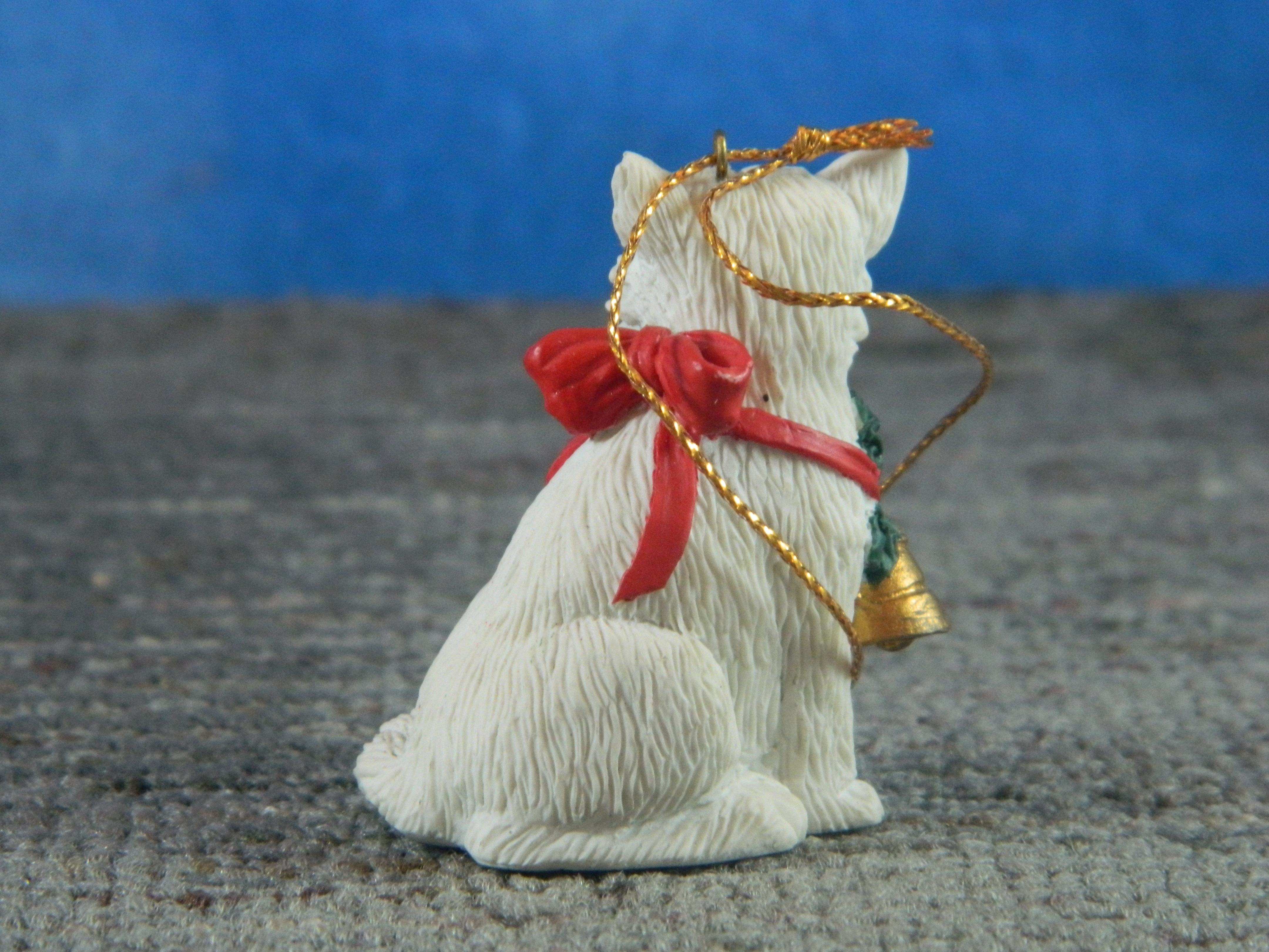 Christmas Ornament White Cat