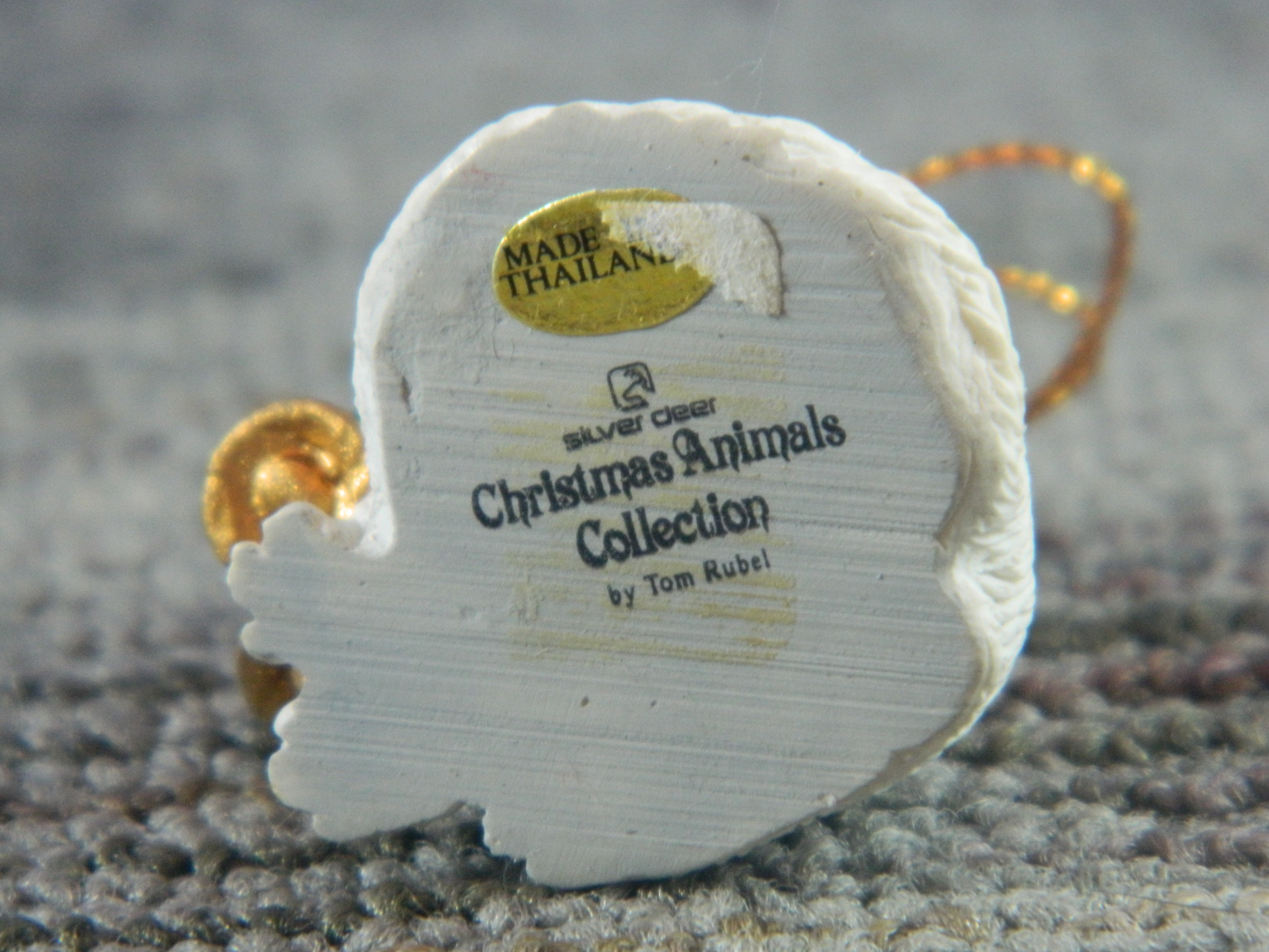 Christmas Ornament White Cat