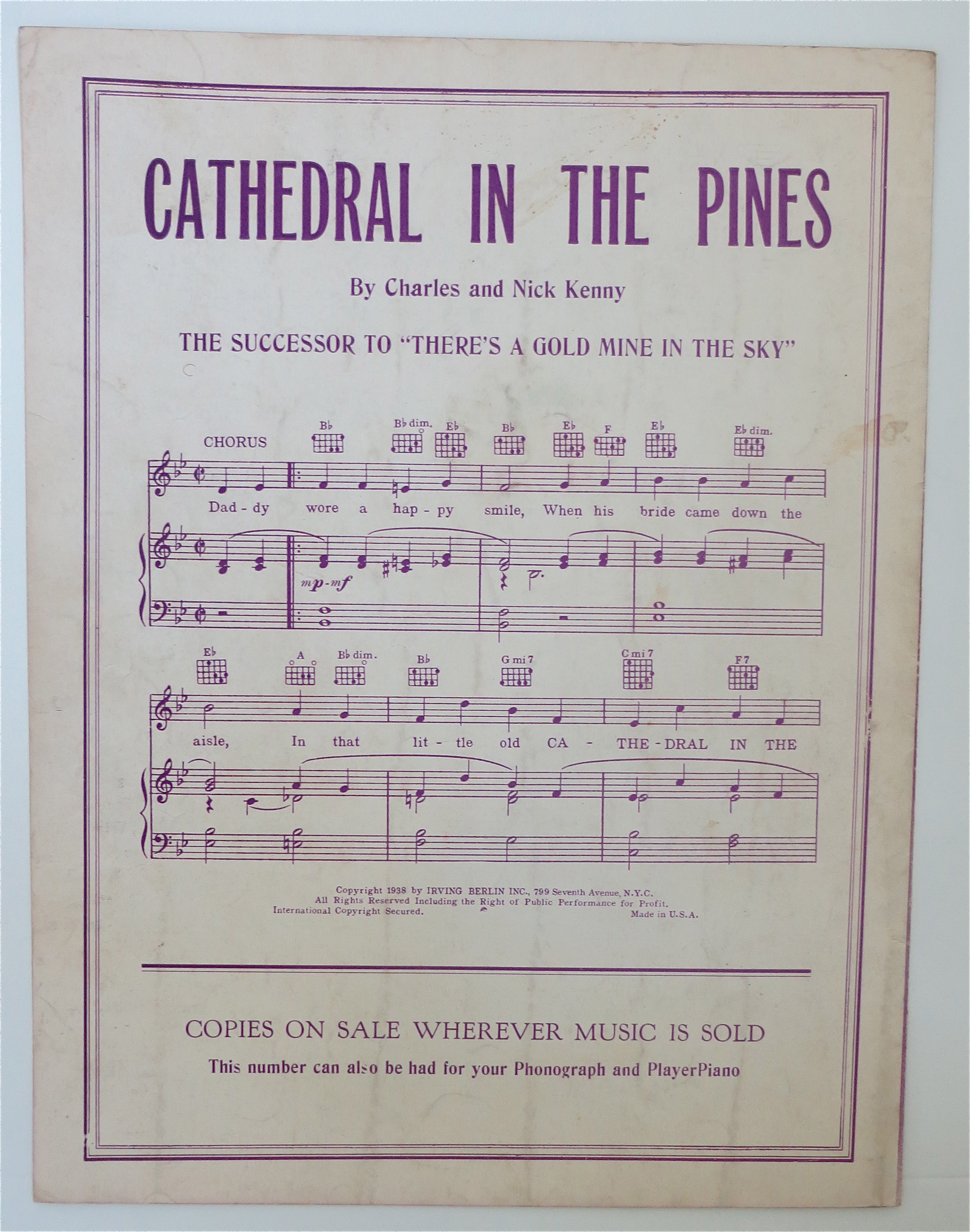 1938 Music, Maestro, Please By Herb Magidson