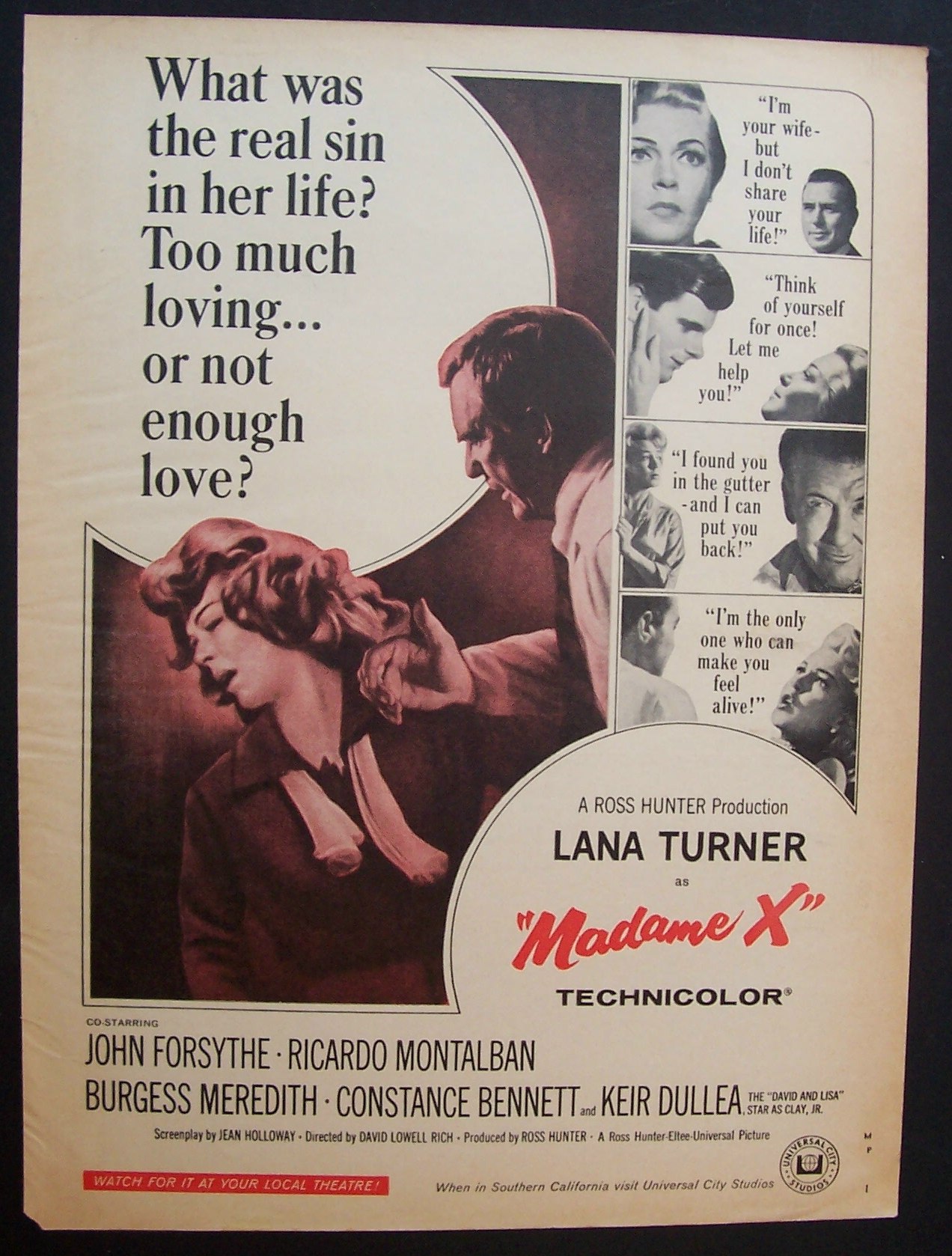 1966 Madame X with Lana Turner Being Hit
