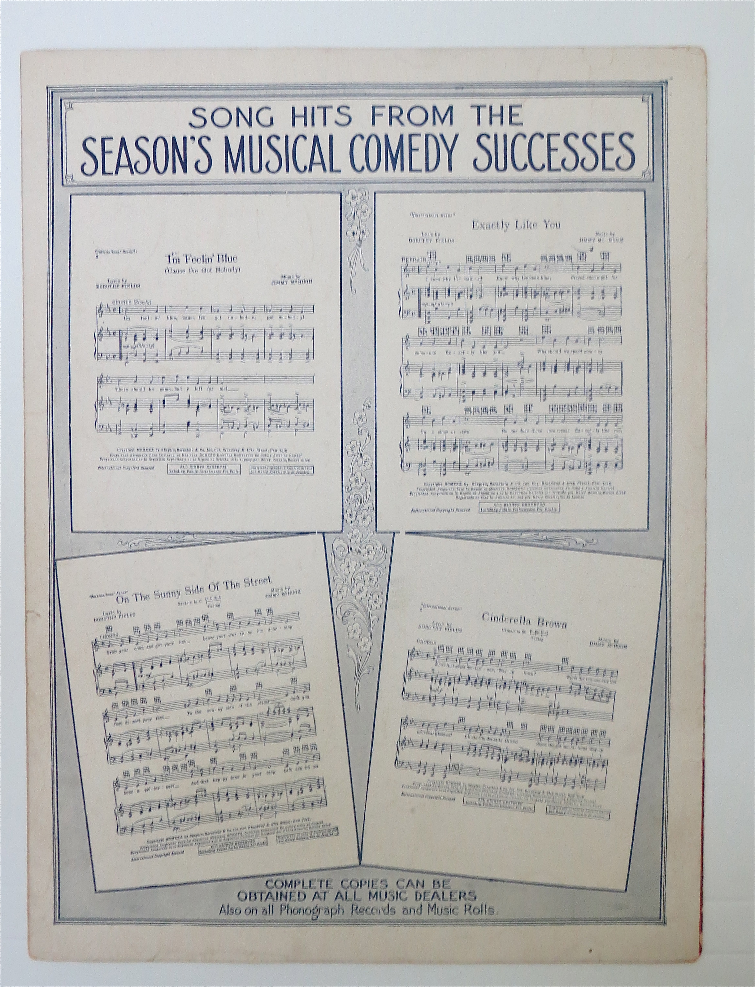 Sheet Music 1930 Moonlight On The Colorado