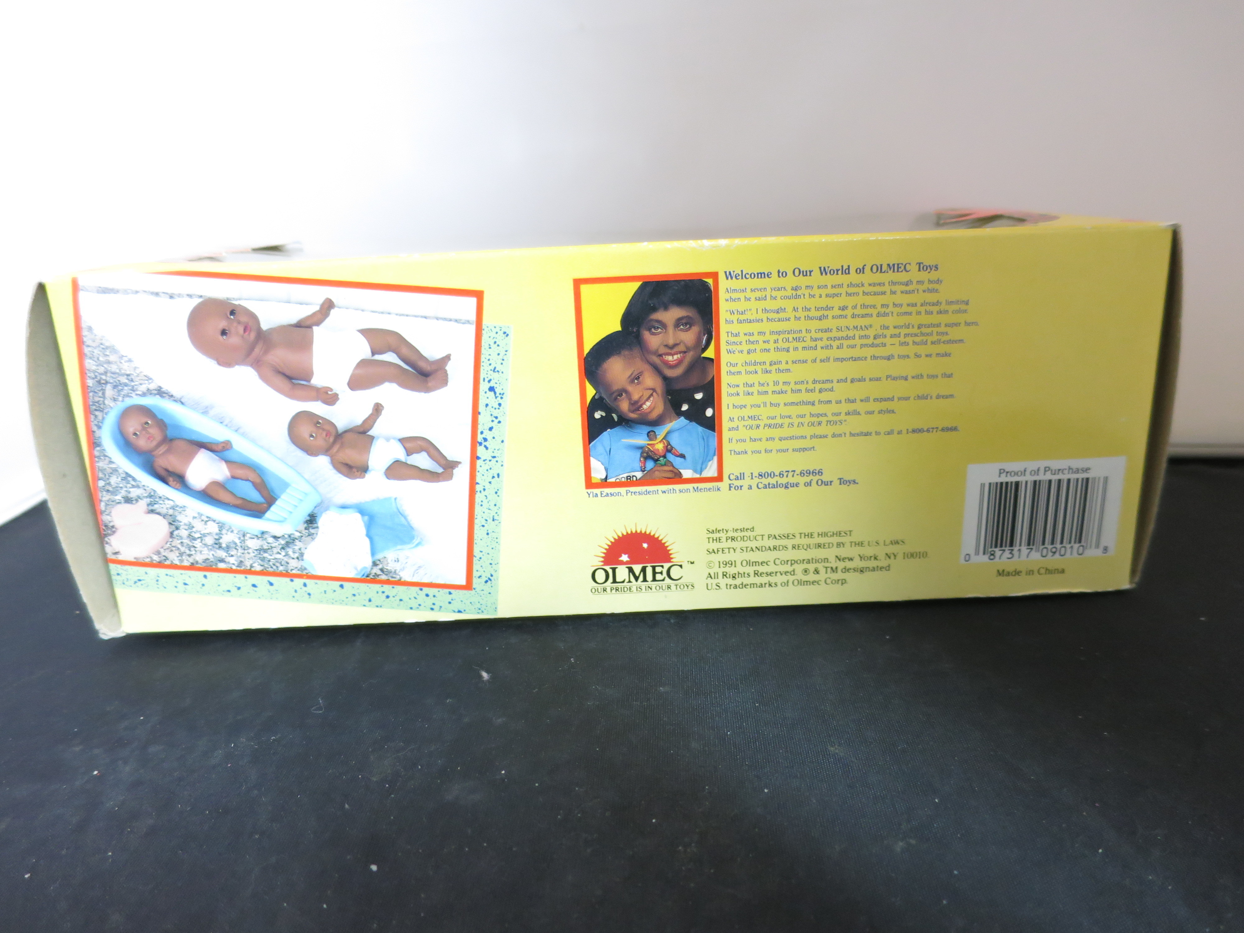 Olmec My First Baby Doll African American 9.5 inch 1991