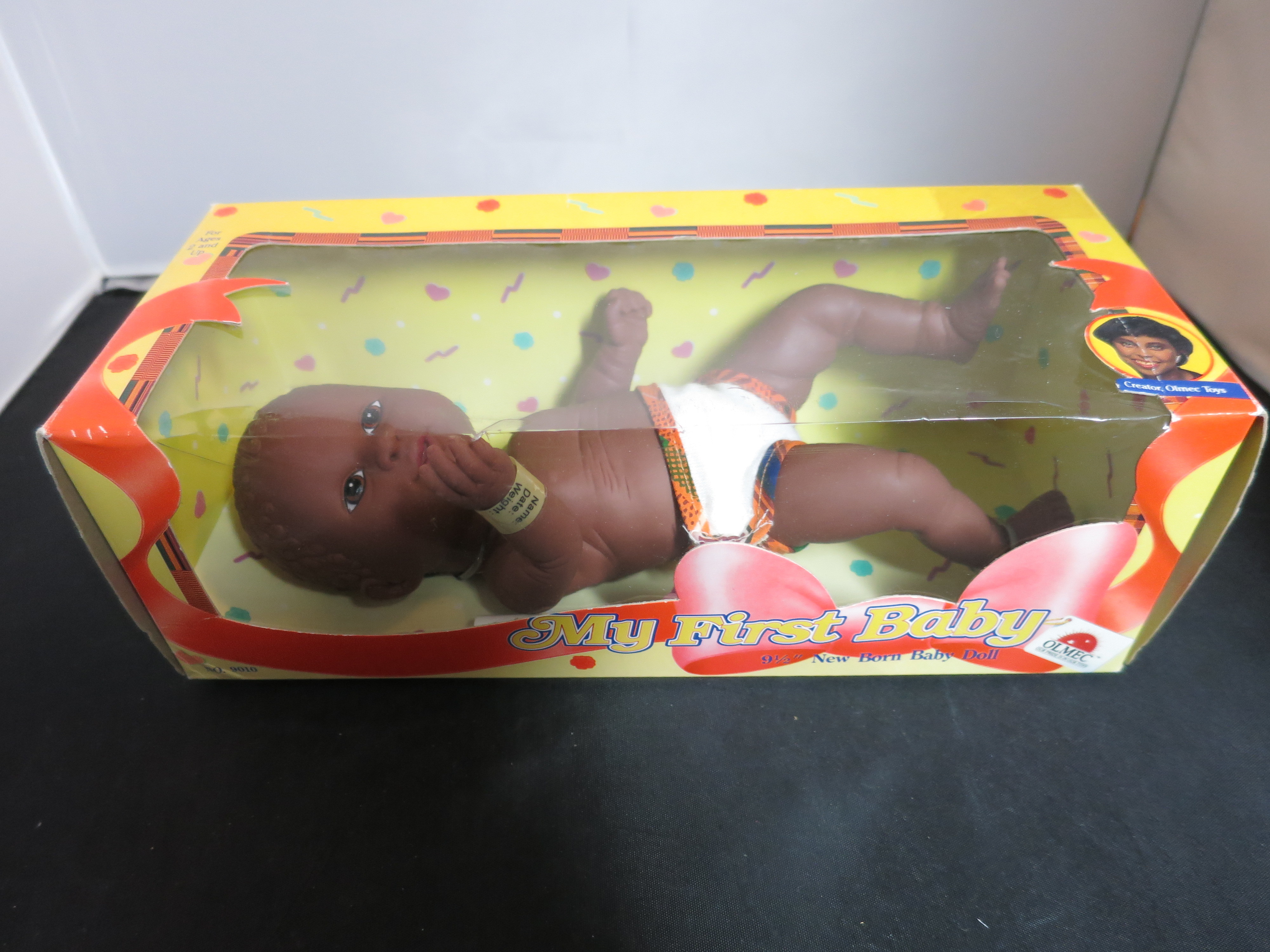 Olmec My First Baby Doll African American 9.5 inch 1991
