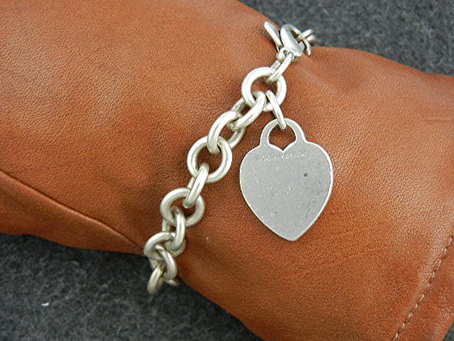 Tiffany & Co Sterling Silver Heart Bracelet