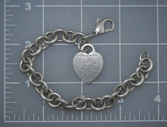 Tiffany & Co Sterling Silver Heart Bracelet