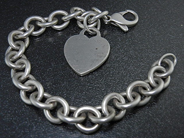 Tiffany & Co Sterling Silver Heart Bracelet