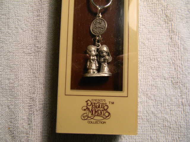 Precious Moments Pewter Keychain