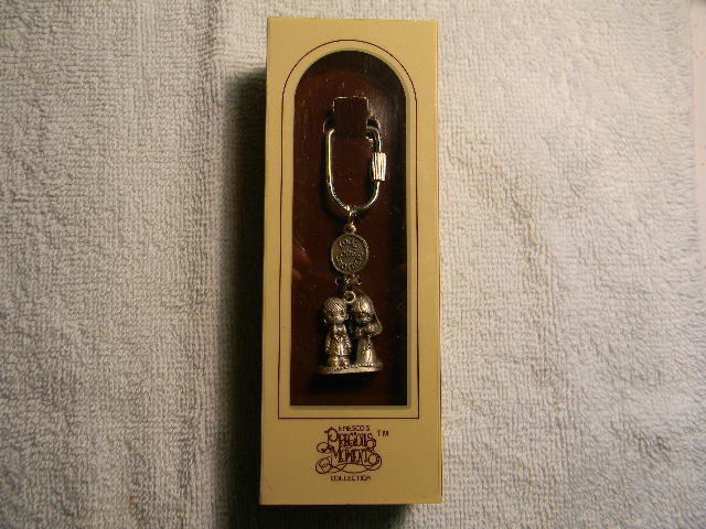 Precious Moments Pewter Keychain