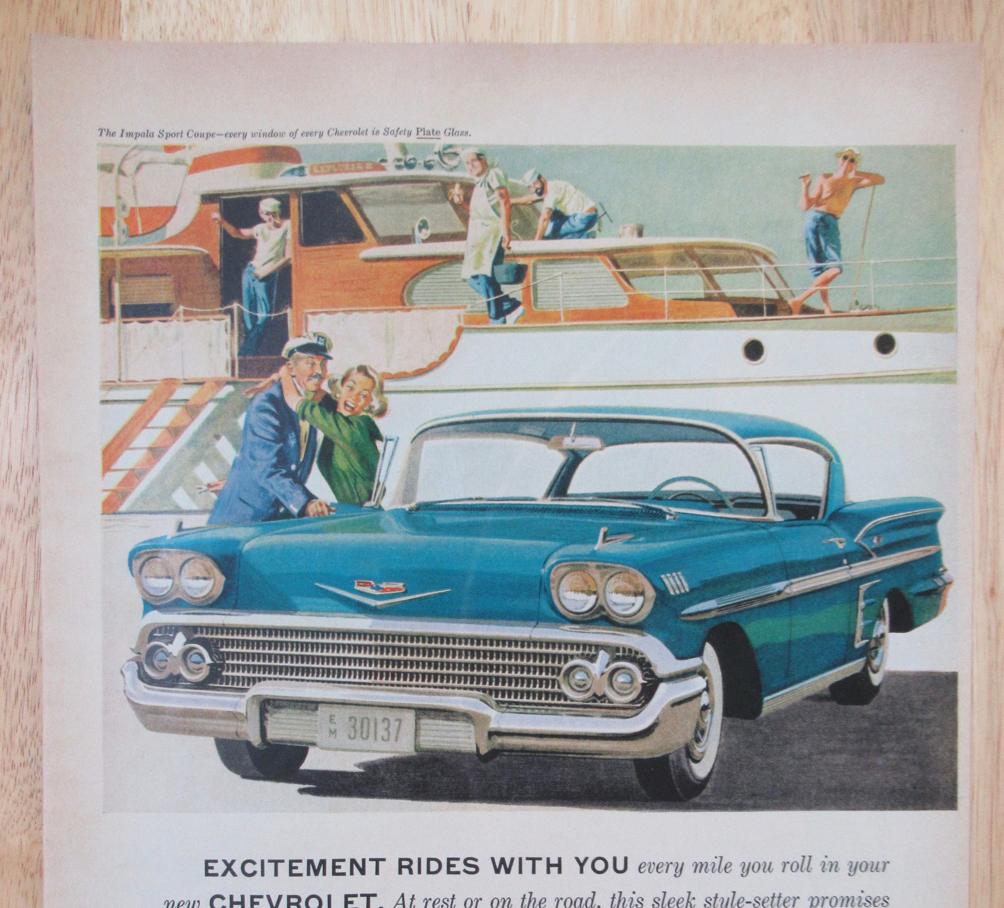 1958 Chevrolet Cars with the Impala Sport Coupe