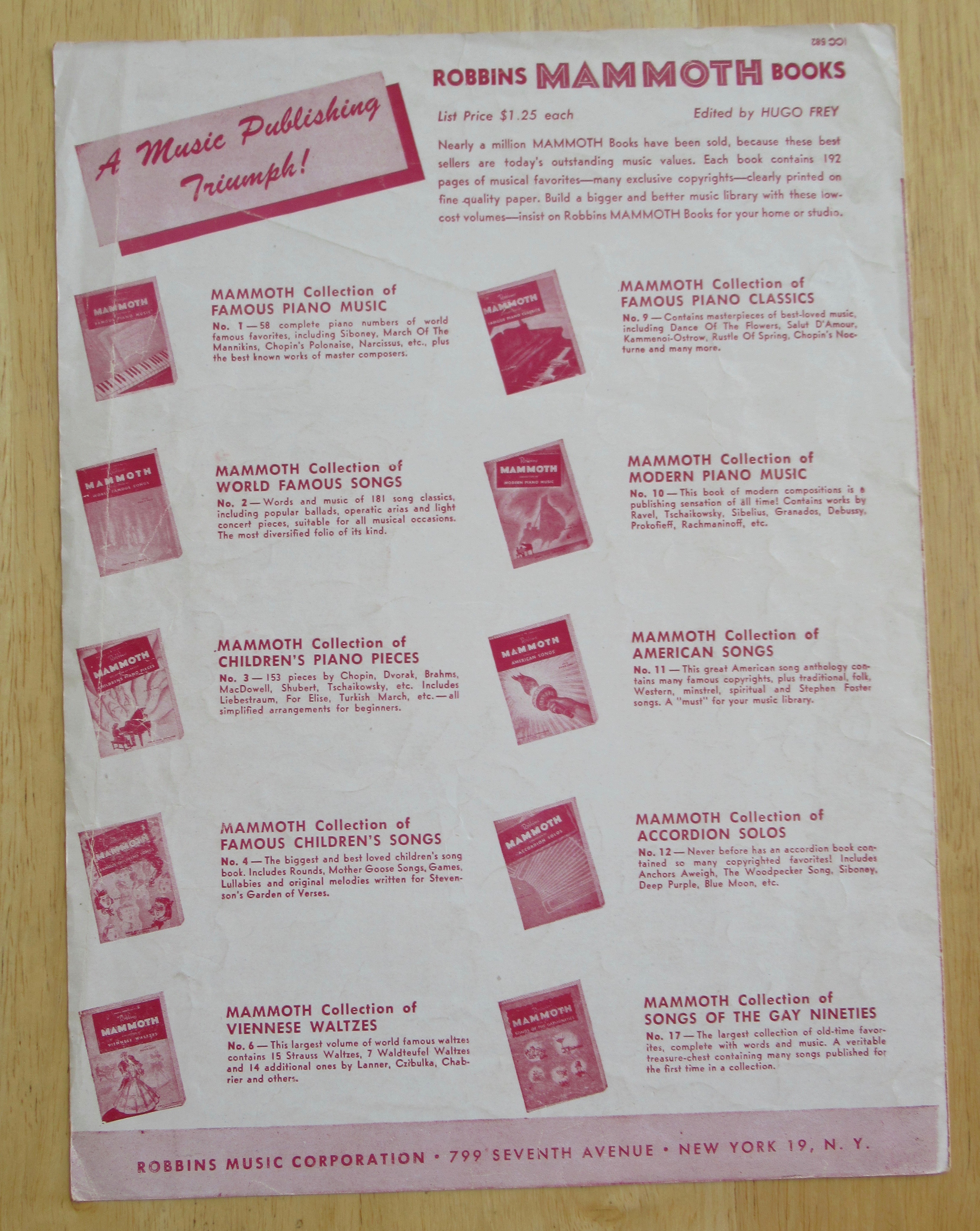 1947 Beg Your Pardon Sheet Music (Art Mooney Cover)