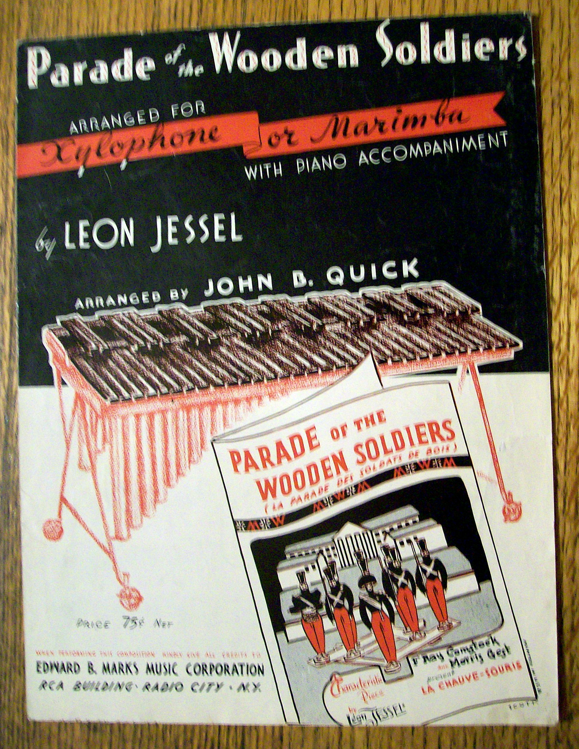 Sheet Music For 1937 Parade Of The Wooden Soldiers