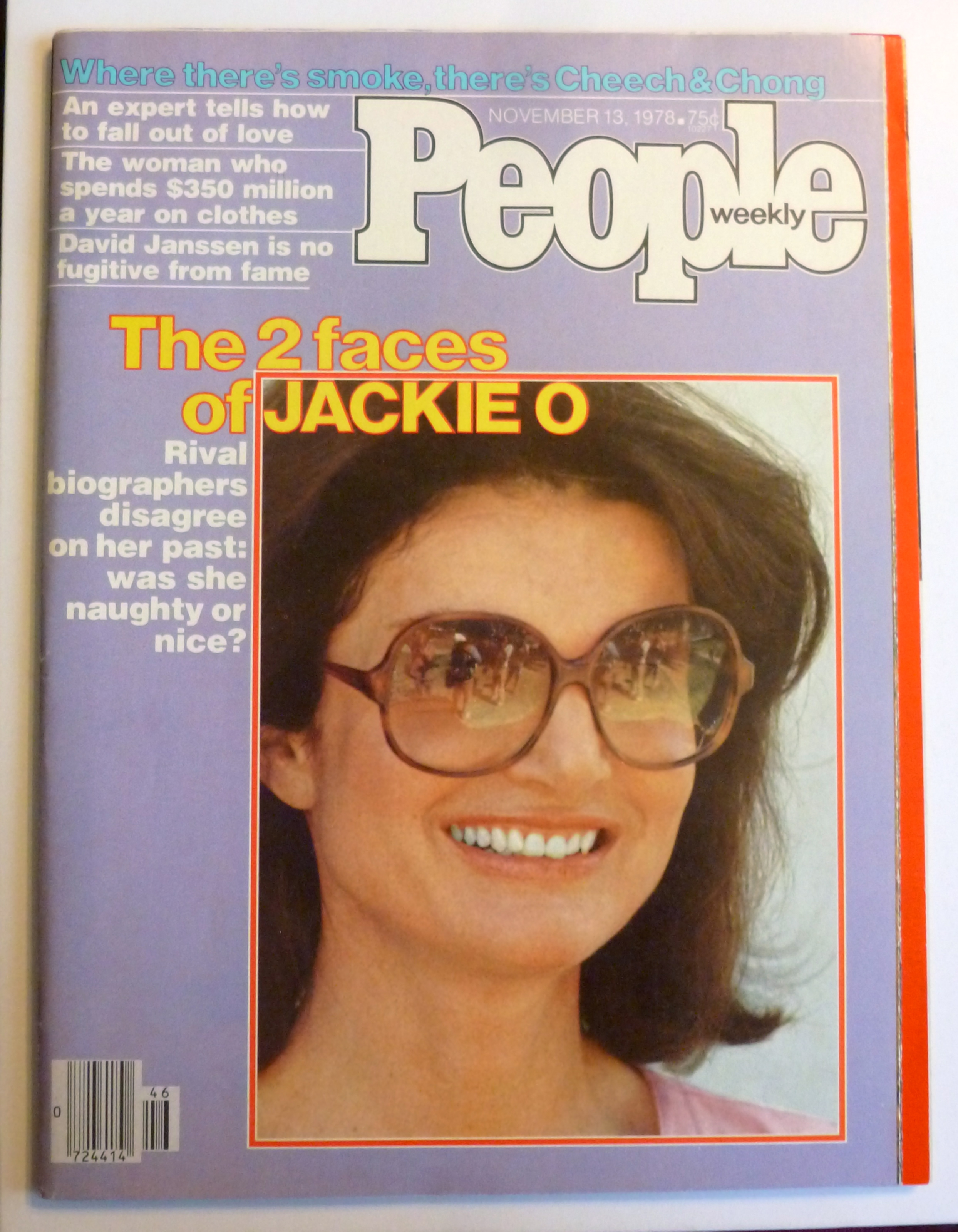 People Magazine November 13, 1978 2 Faces of Jackie O