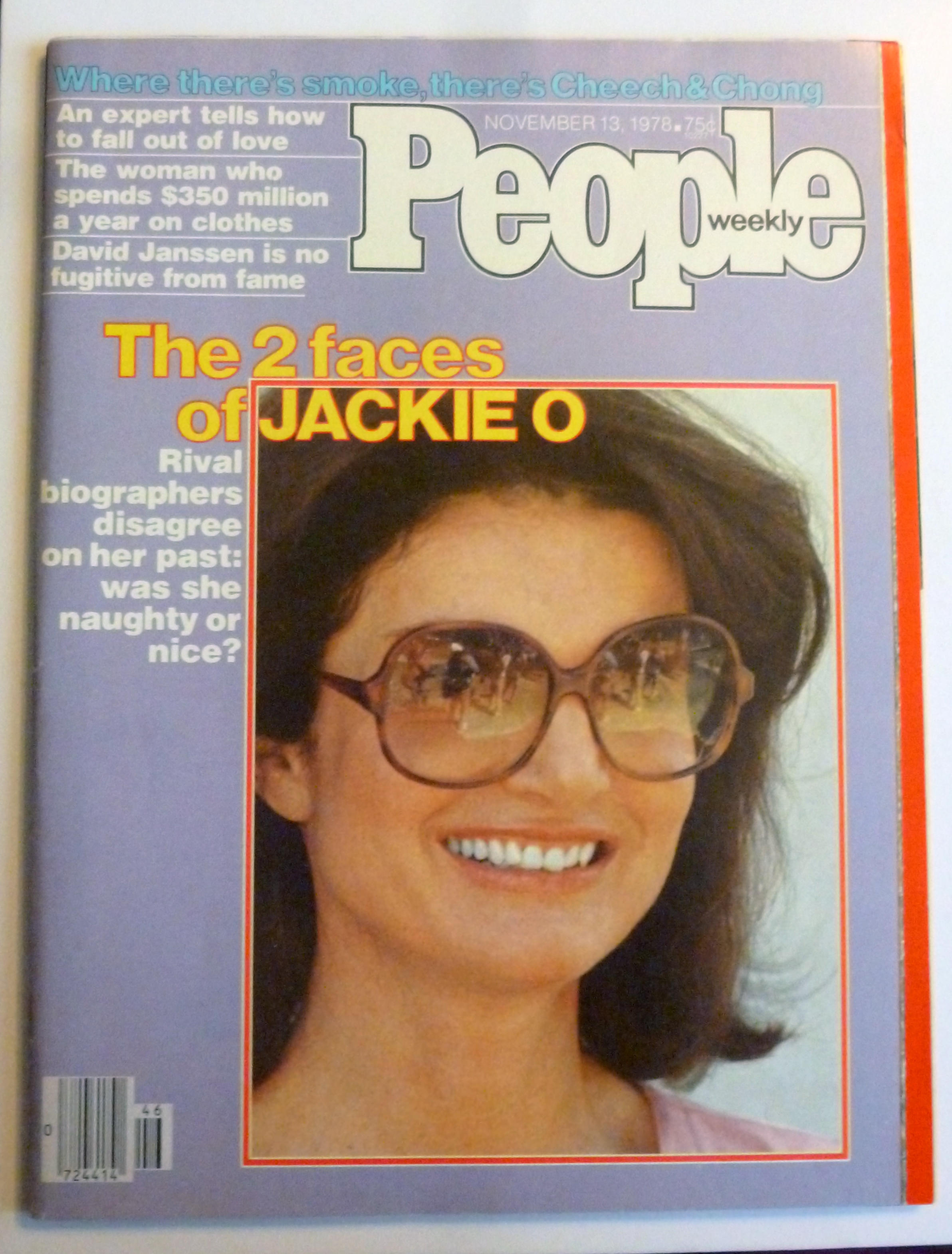 People Magazine November 13, 1978 2 Faces of Jackie O