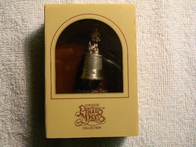 Precious Moments Pewter Thimble