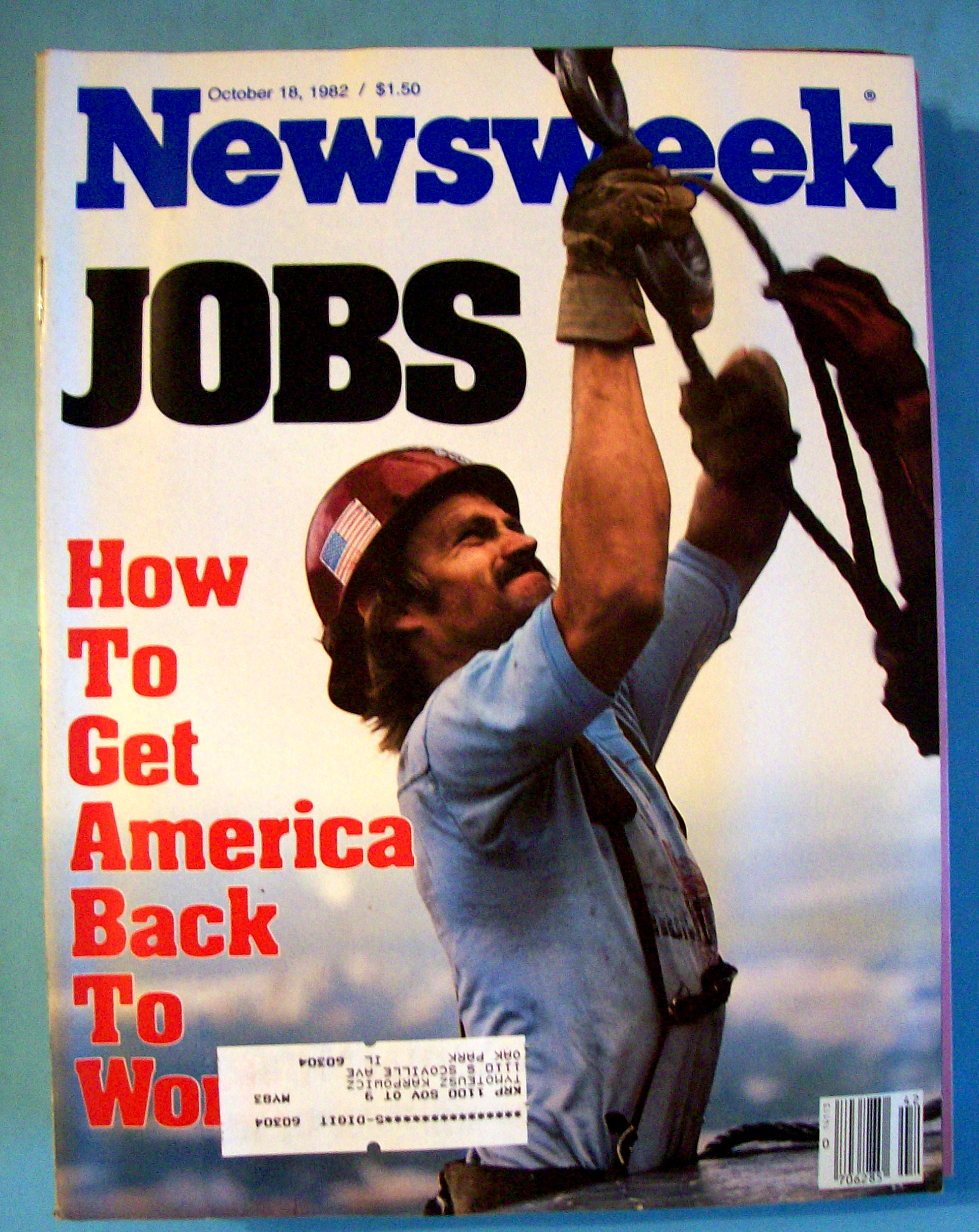 Newsweek Magazine - October 18, 1982 - Jobs