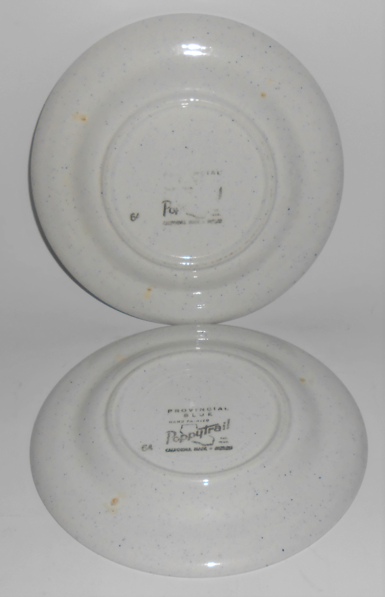 Metlox Pottery Poppy Trail Provincial Blue Bread Plate
