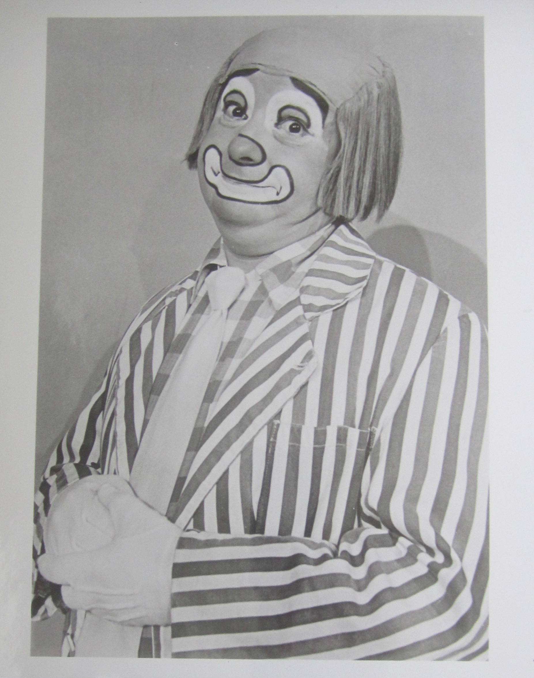 1970's Photo of Bozo's Circus Cookie The Clown