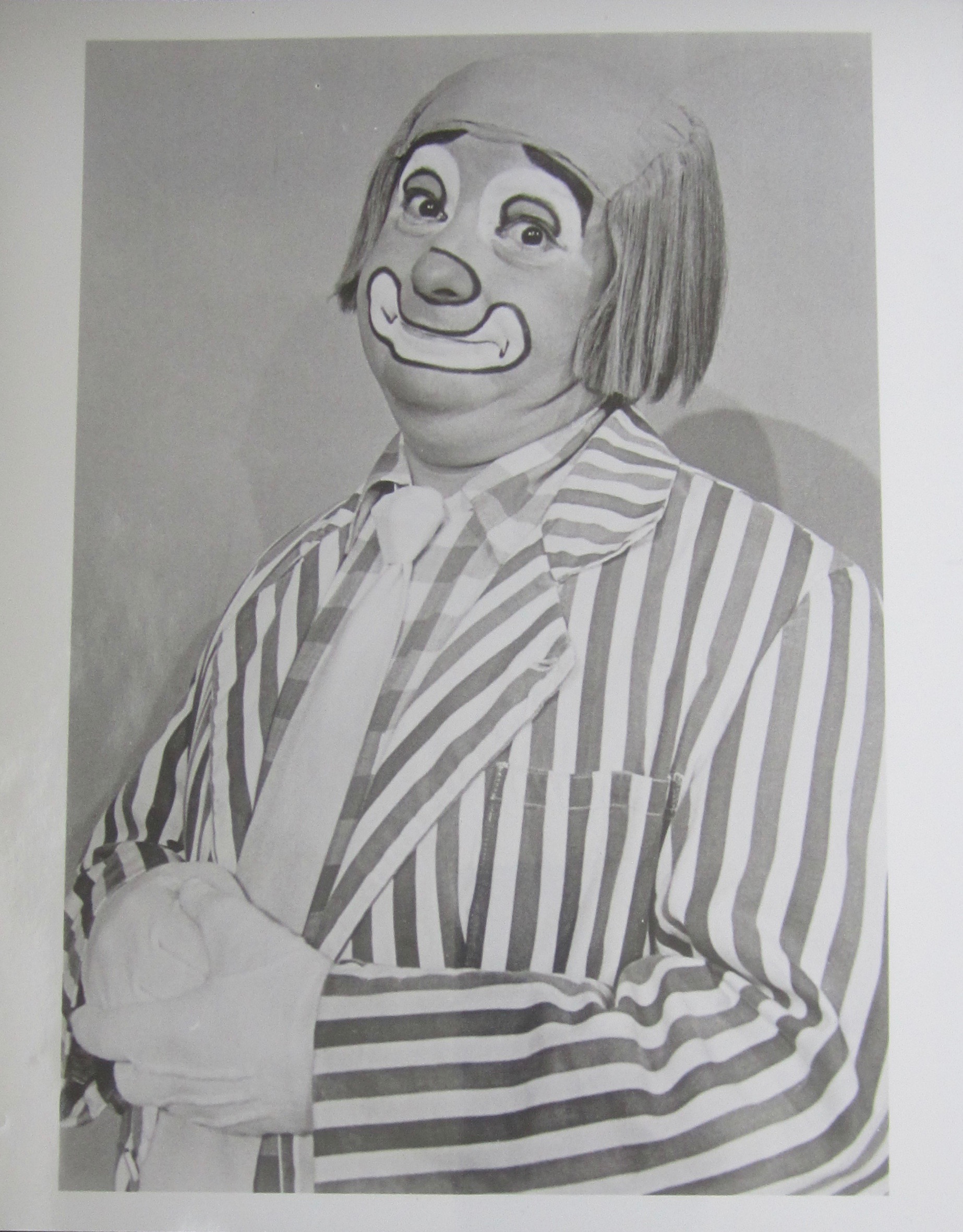 1970's Photo of Bozo's Circus Cookie The Clown