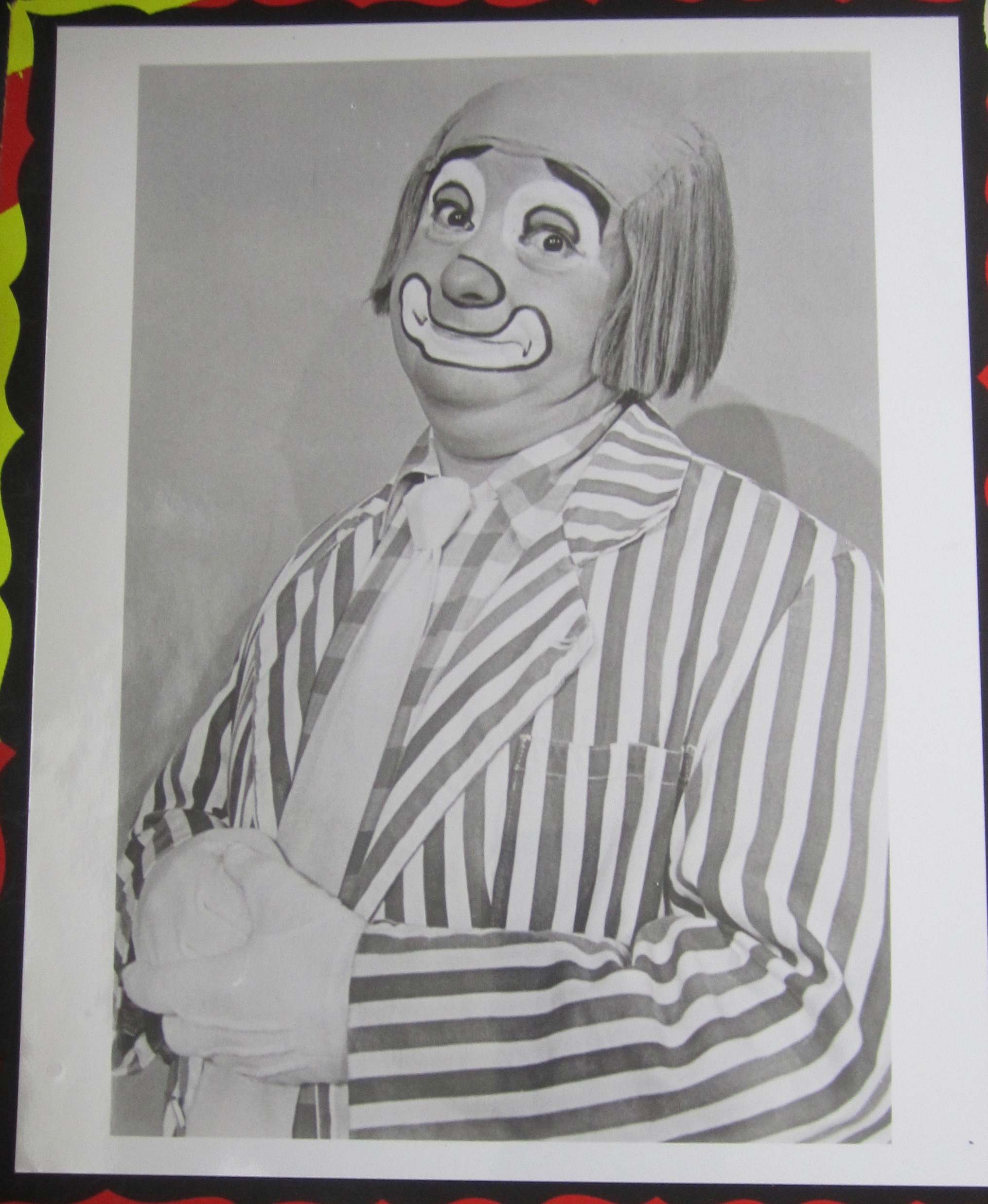 1970's Photo of Bozo's Circus Cookie The Clown