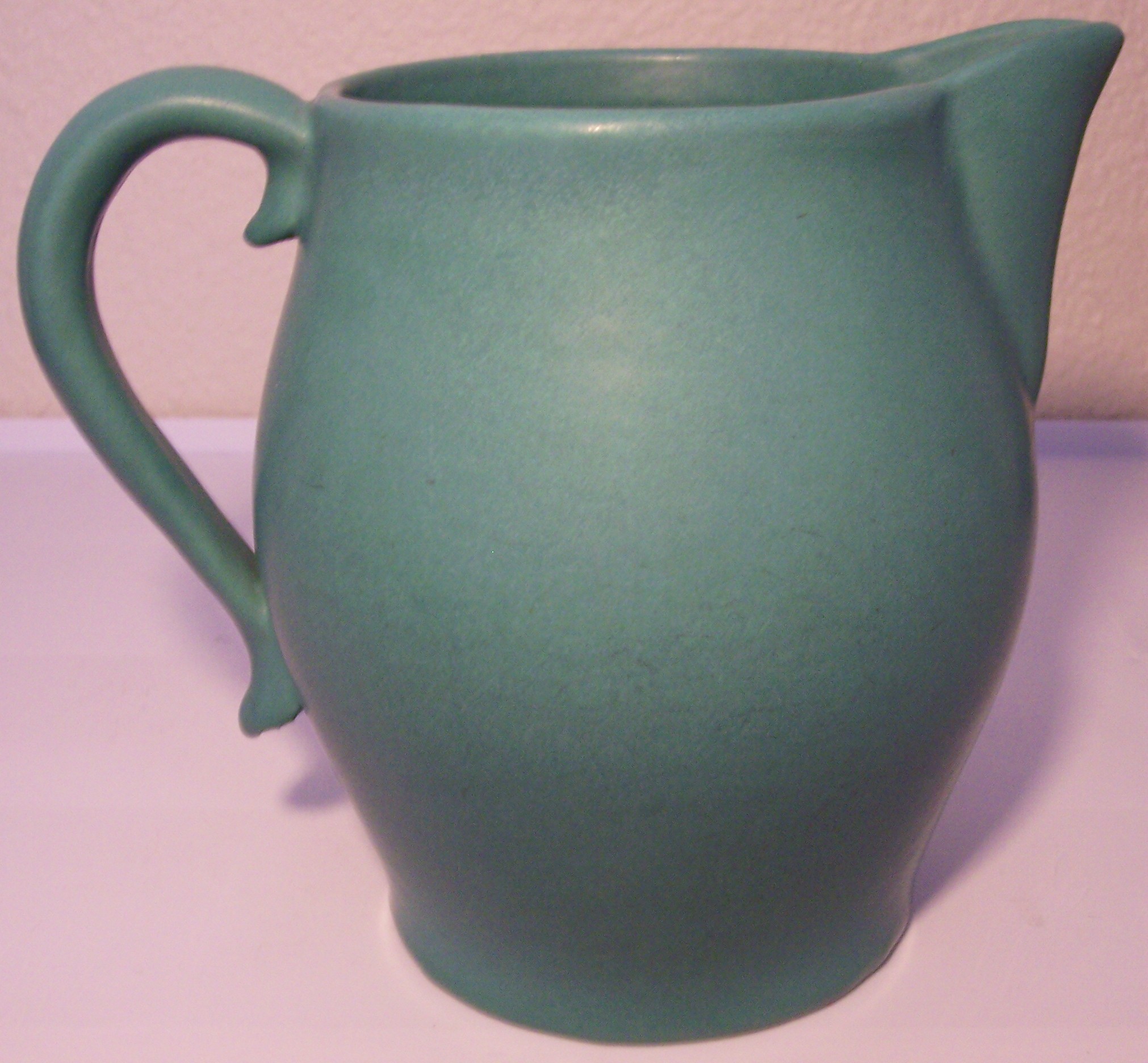 Pfaltzgraff Art Pottery Matte Green #217 Pitcher