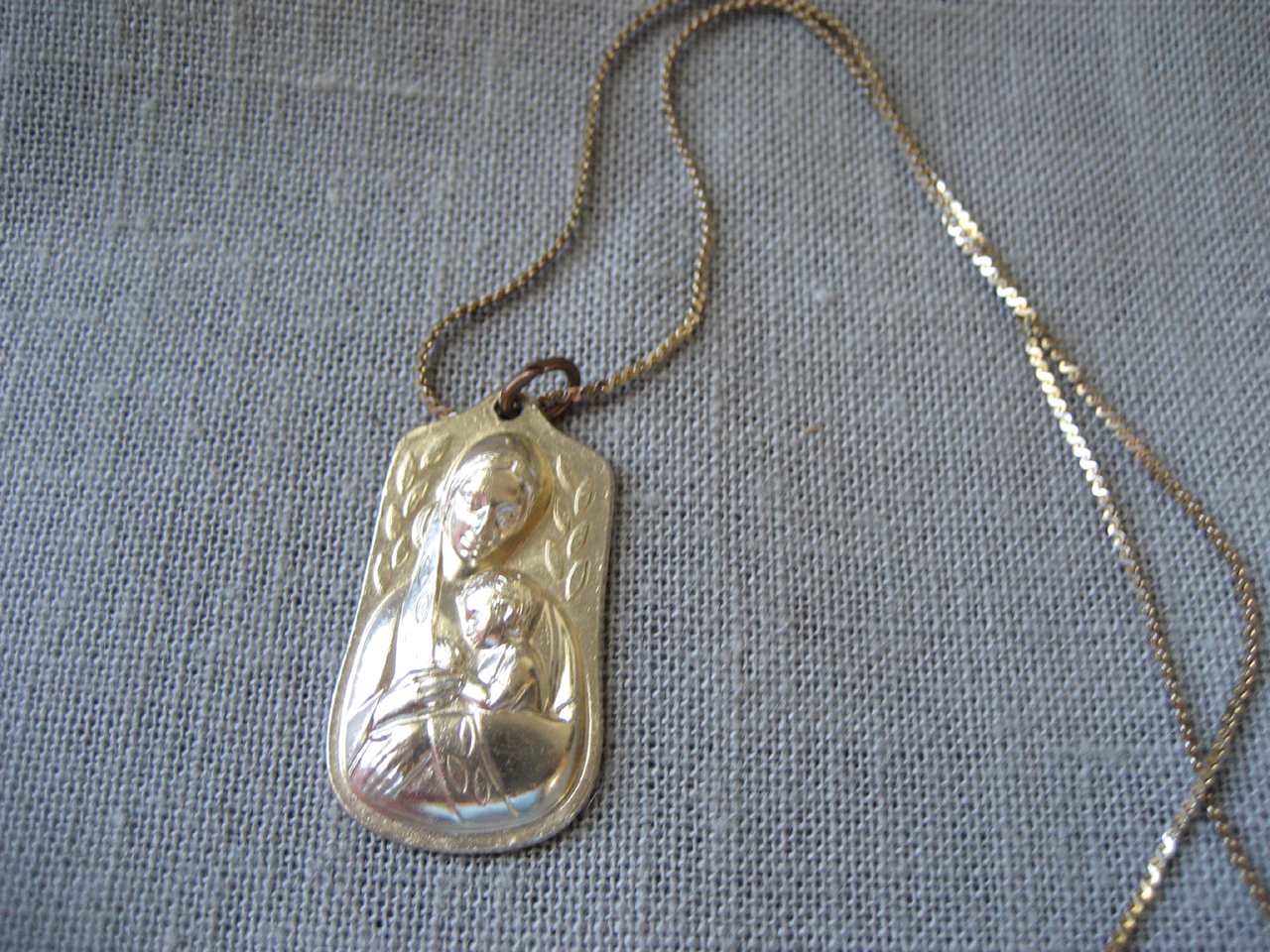 Madonna and Jesus Medal