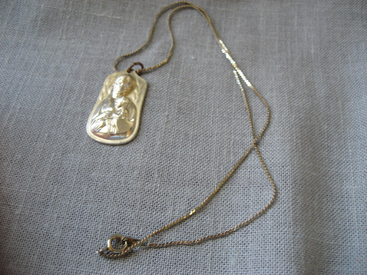 Madonna and Jesus Medal