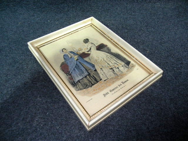 Petit Courrier des Dames, Fashion Print framed