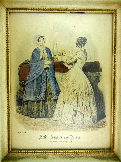 Petit Courrier des Dames, Fashion Print framed