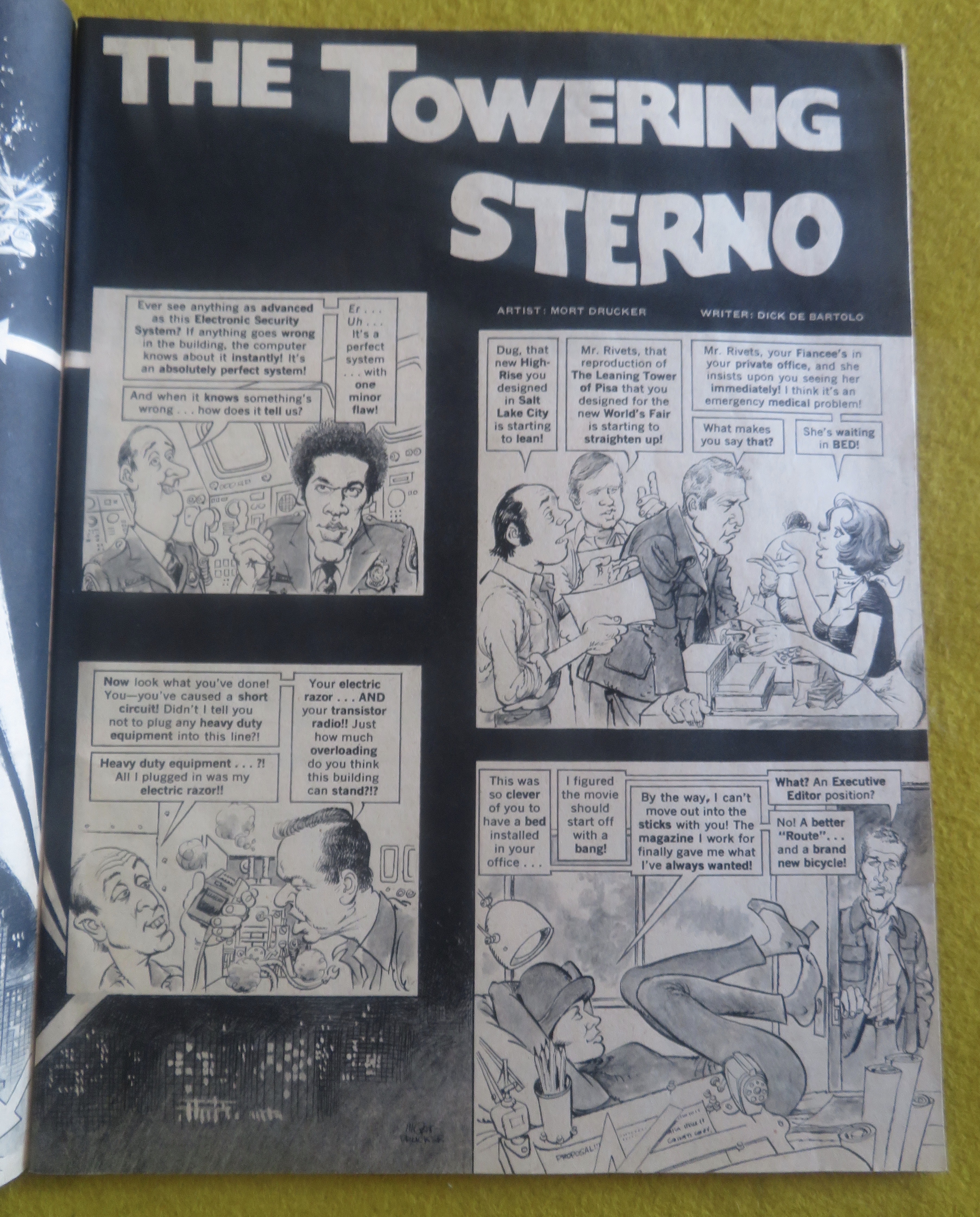 Mad Magazine September 1975 The Towering Inferno