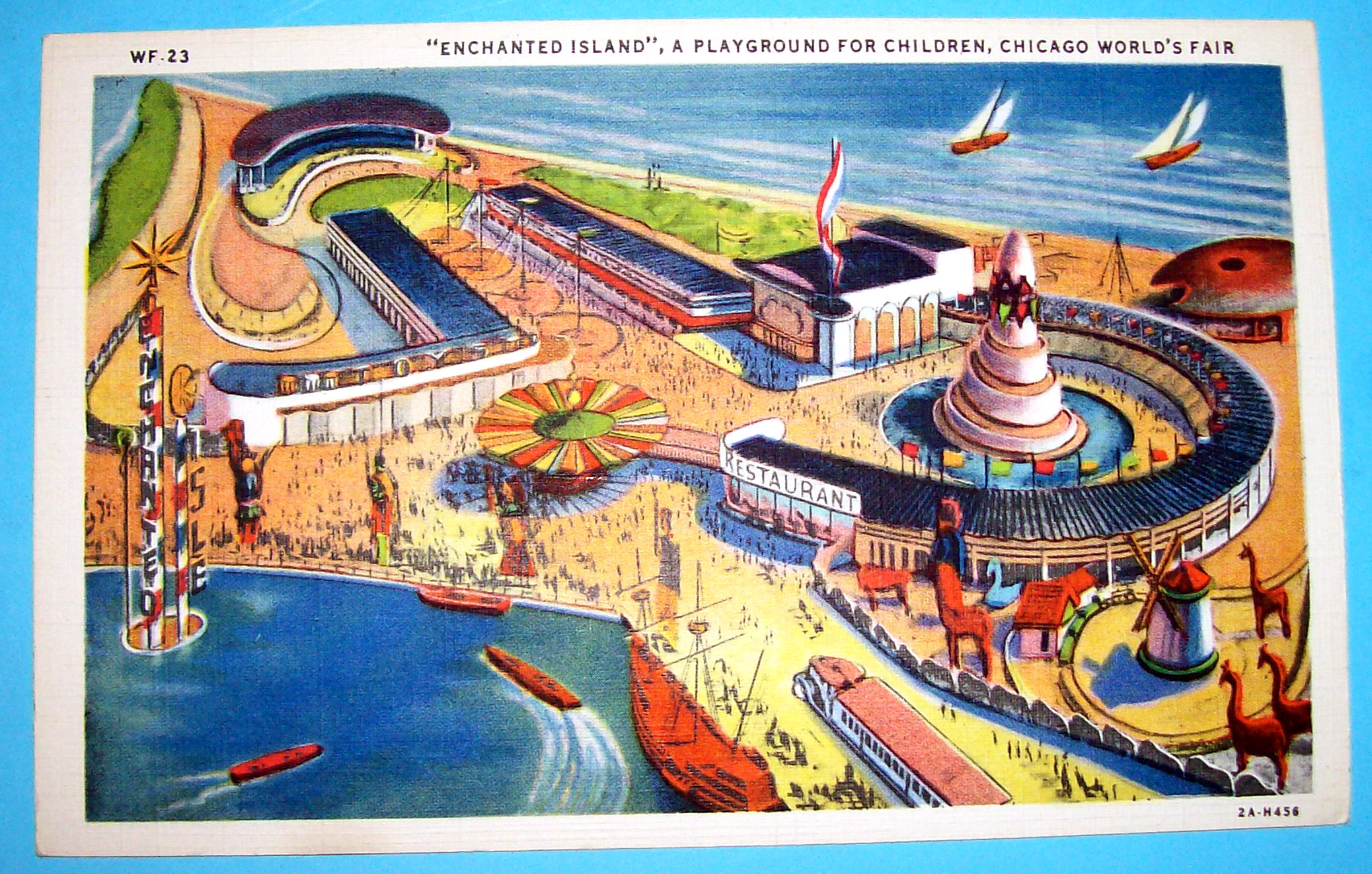 Enchanted Island Postcard (1933 Chicago Fair)