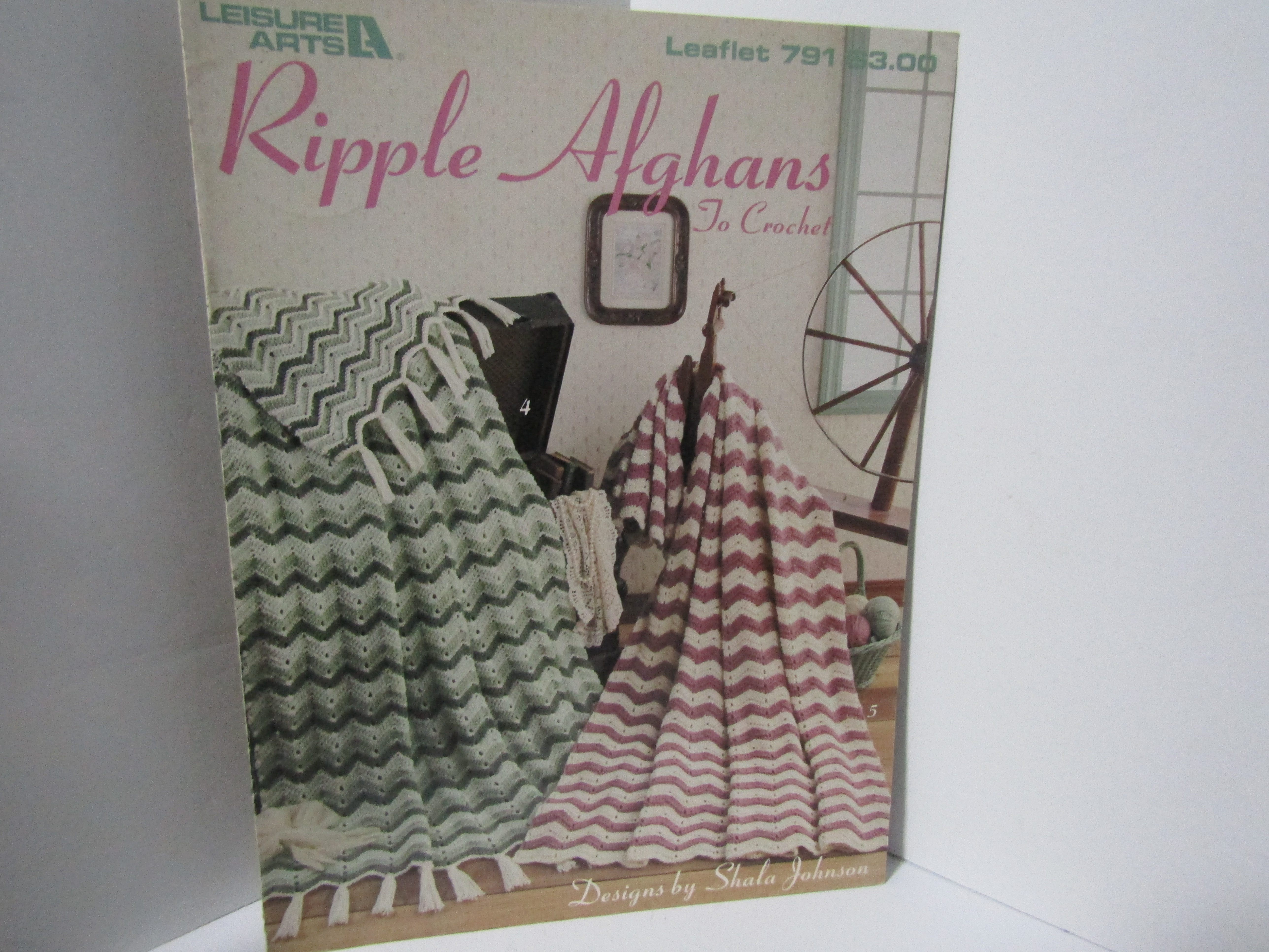 Leisure Arts Ripple  Afghans  To Crochet #791