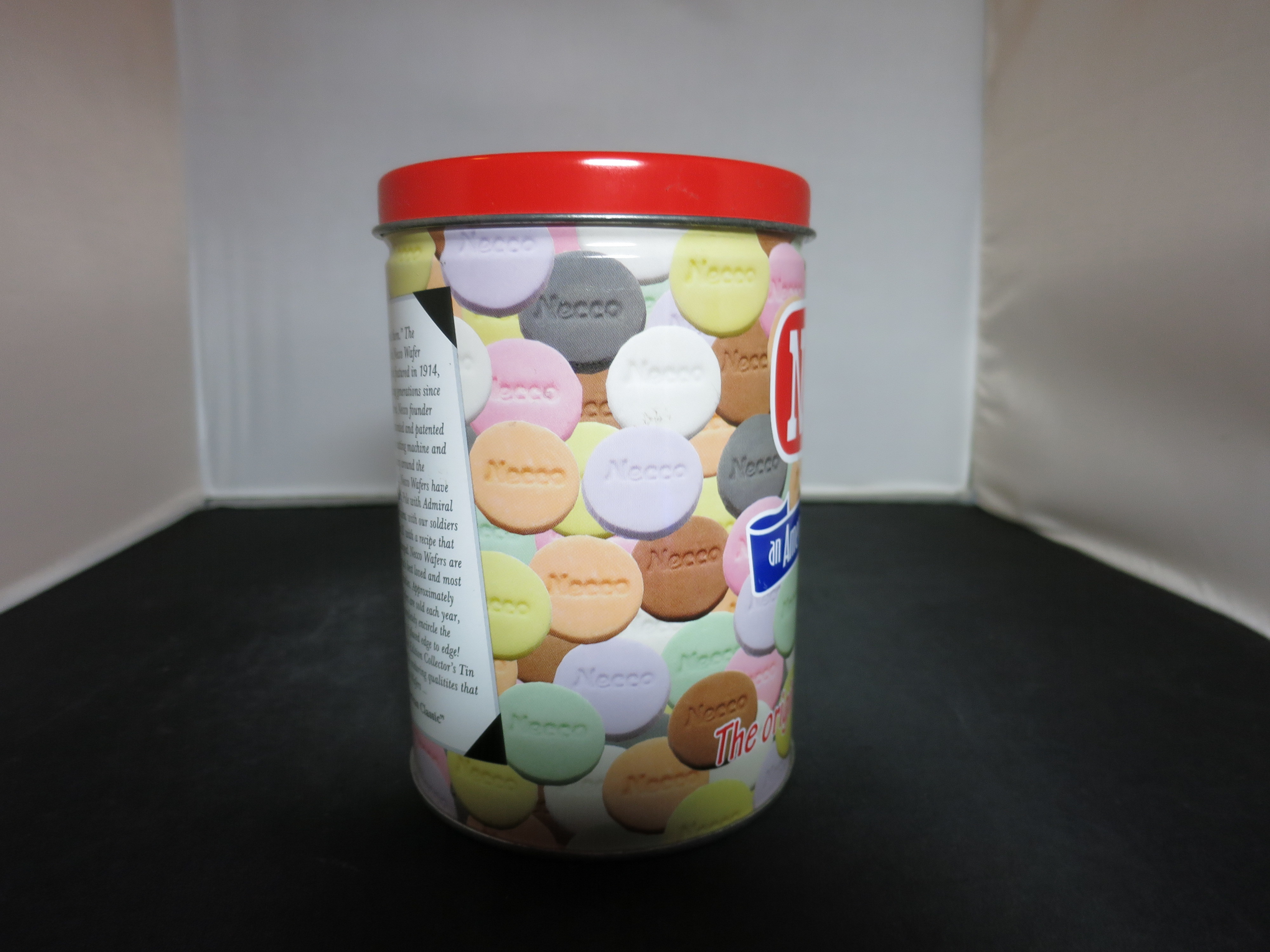 Vintage Necco Candy Wafer tin New England Confectionery Co