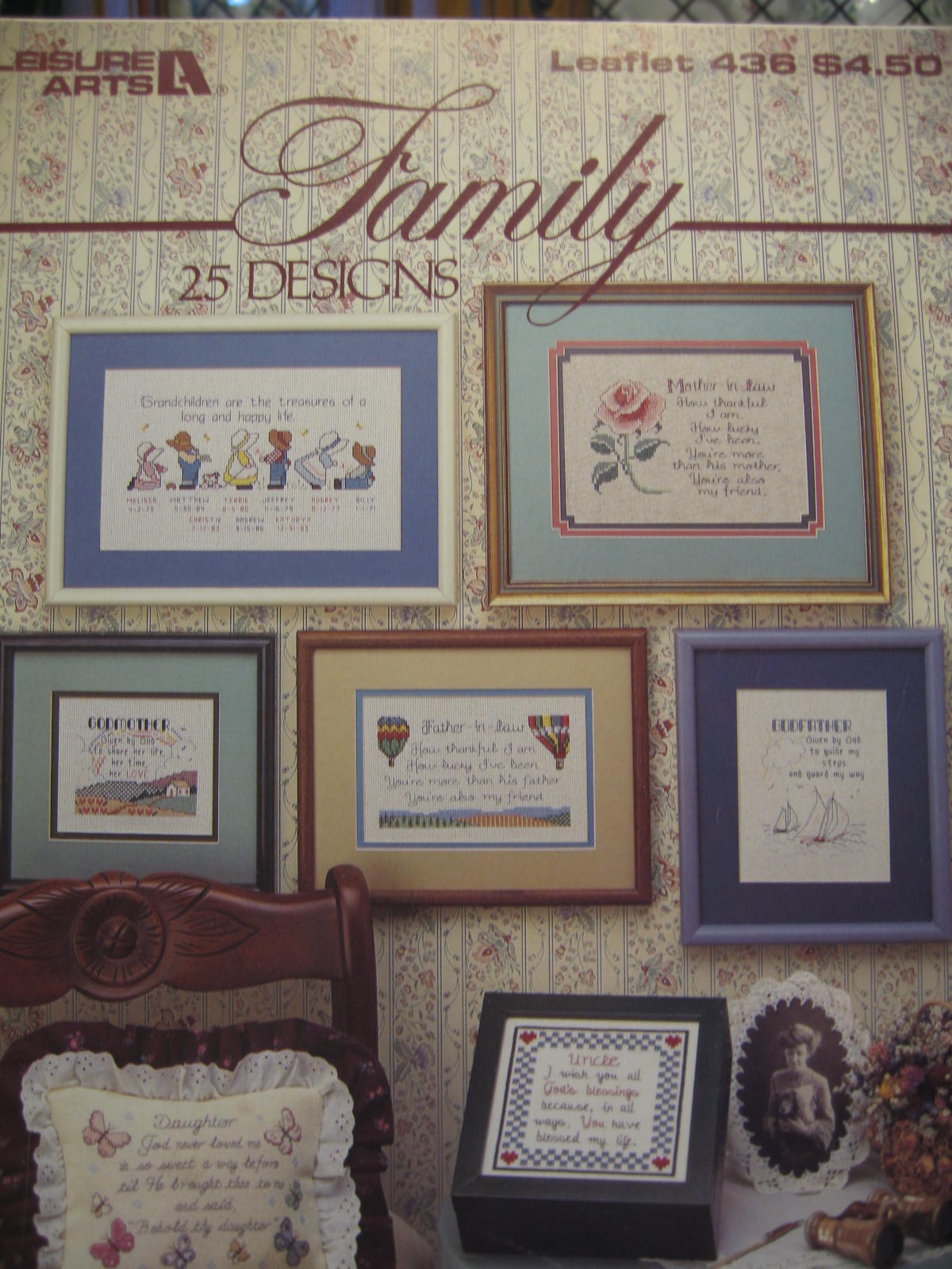 Leisure Arts Family Cross Stitch Book#436
