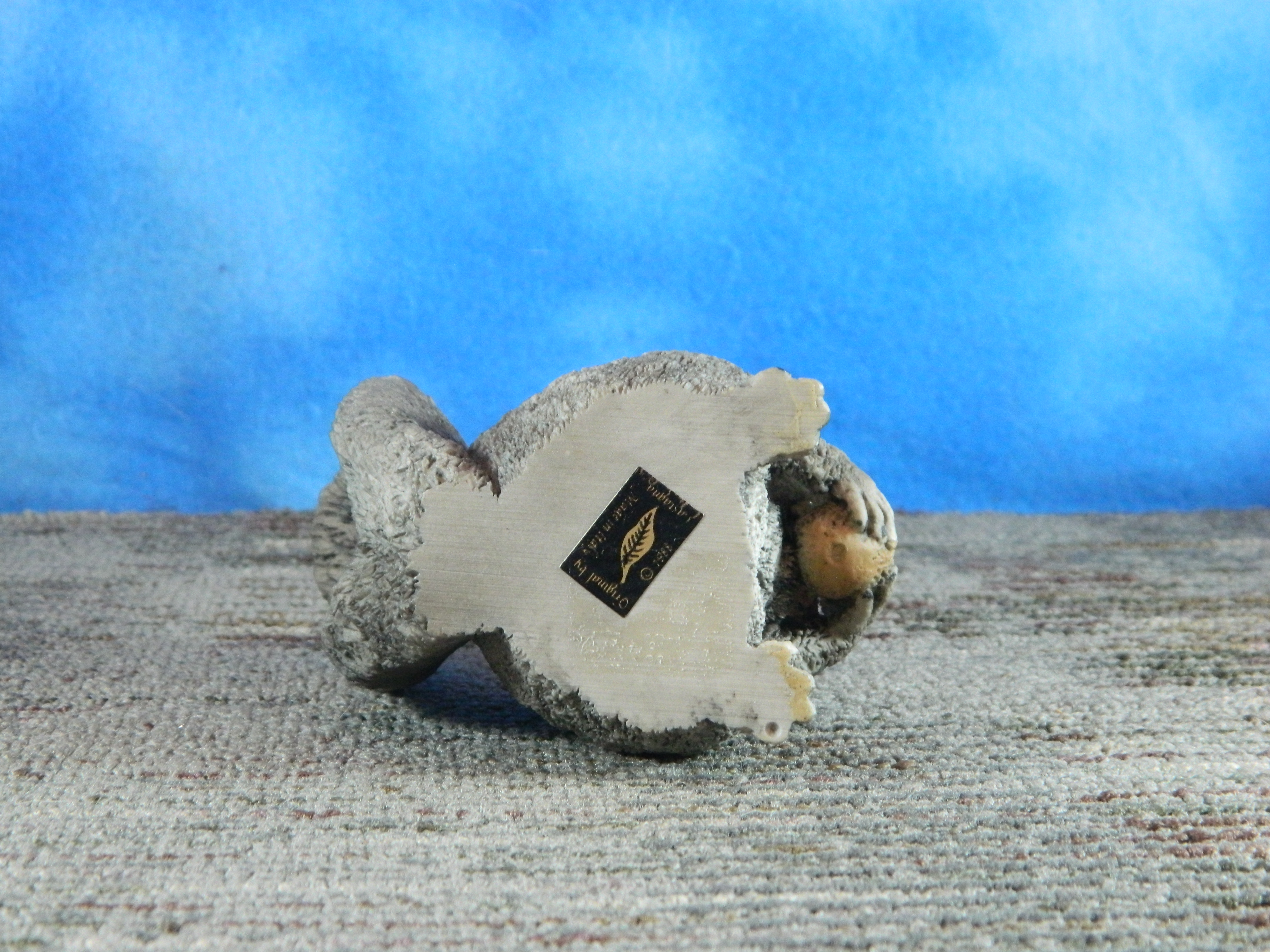 Castagna Italy Alabaster Resin Grey Squirrel