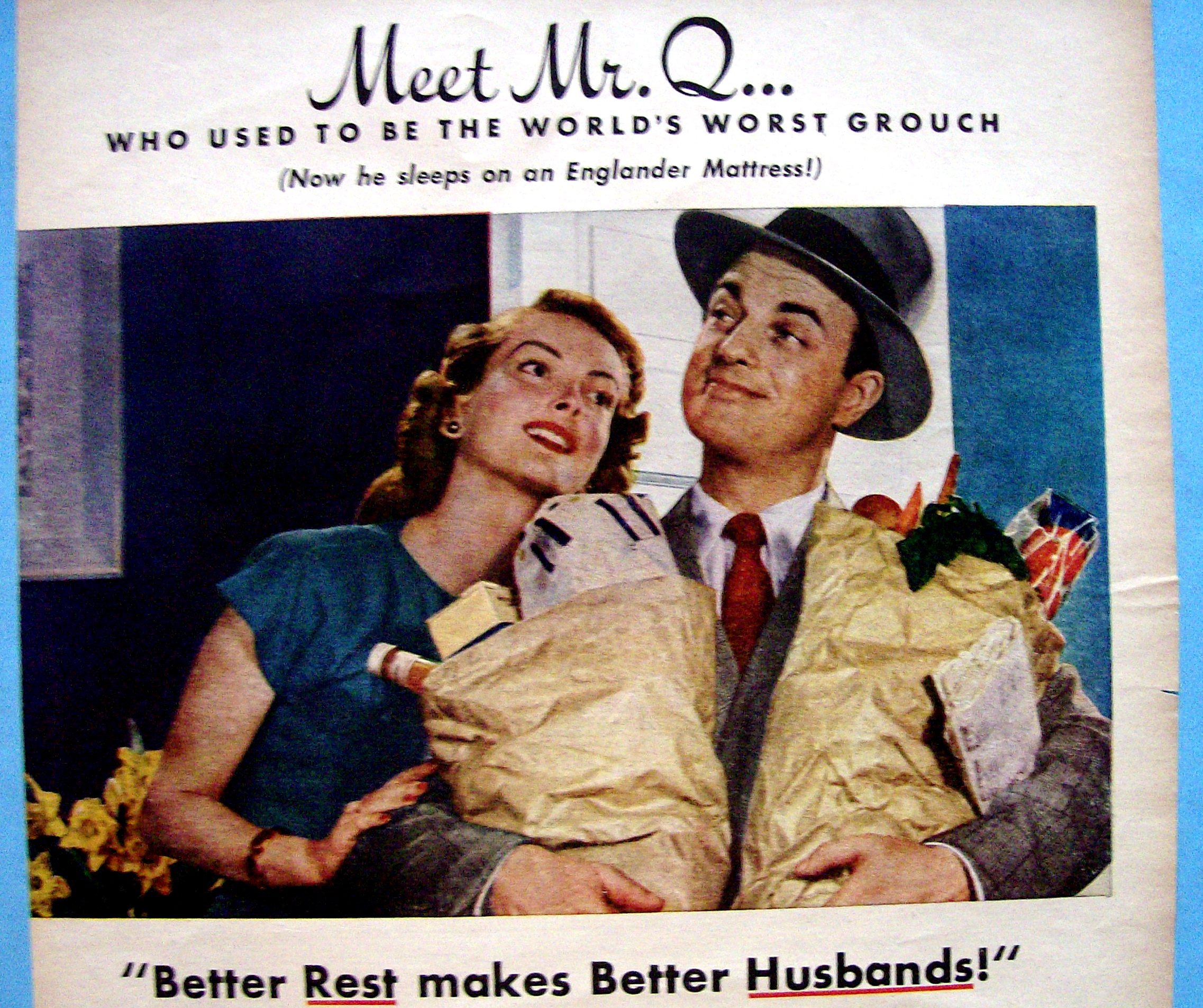 1945 Englander Mattress with the World's Worst Grouch