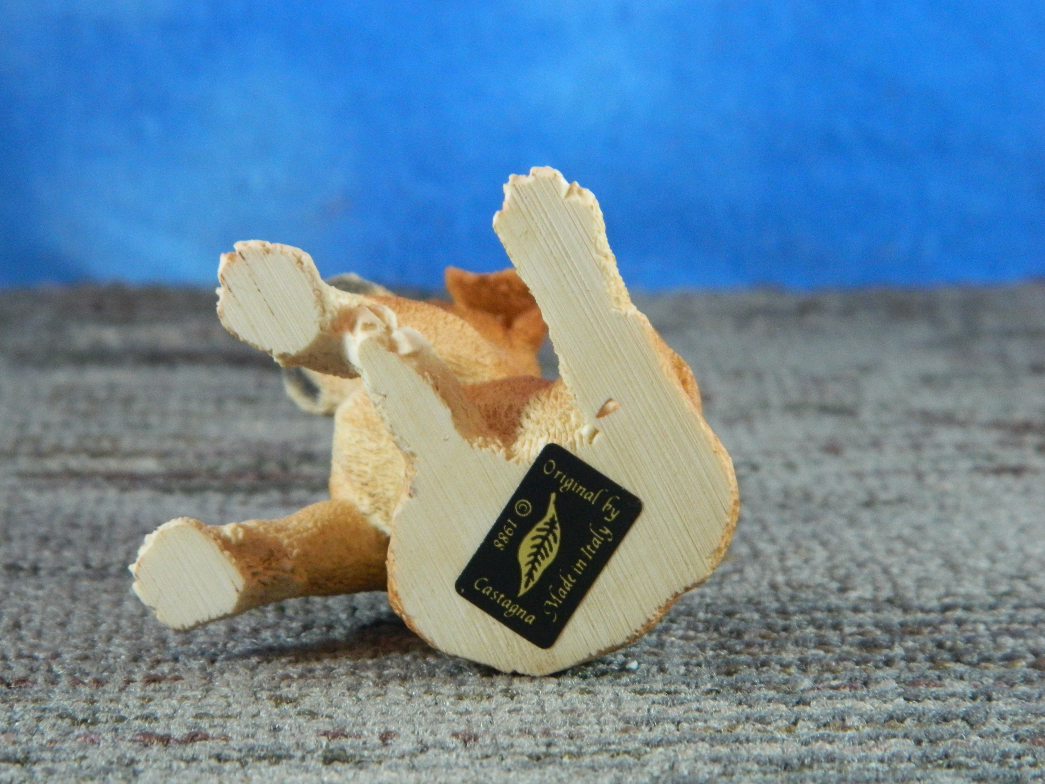 Castagna Italy Alabaster Resin Sitting Boxer Puppy