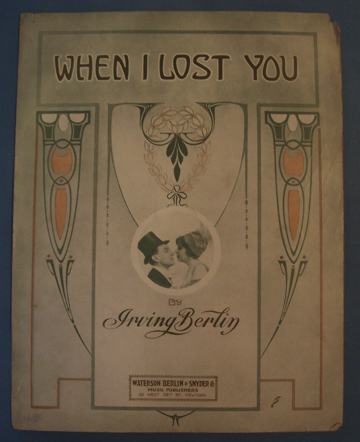 Sheet Music of 1912 When I Lost You