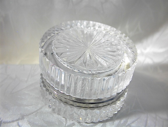 English Crystal Hinged Royal Doulton Box