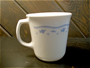 Vintage Corelle Morning Blue Coffee Cup