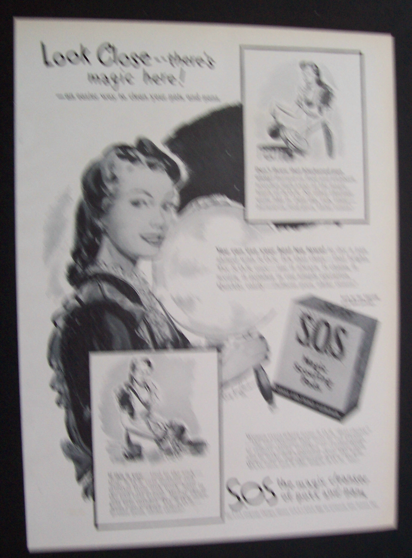 1945  S. O. S.  Magic  Scouring  Pads