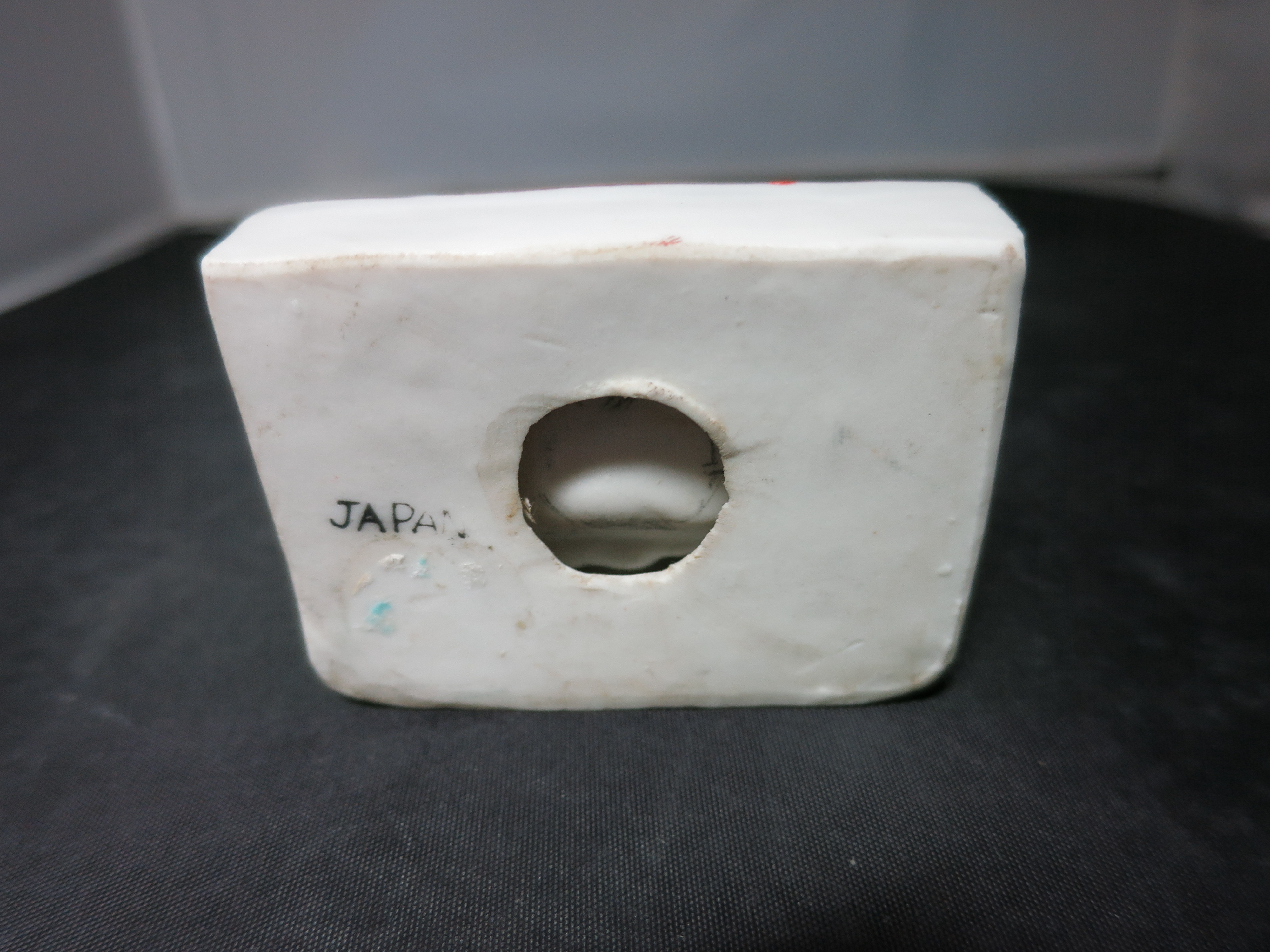 Donkey Pulling Cart Lusterware Ashtray Japan