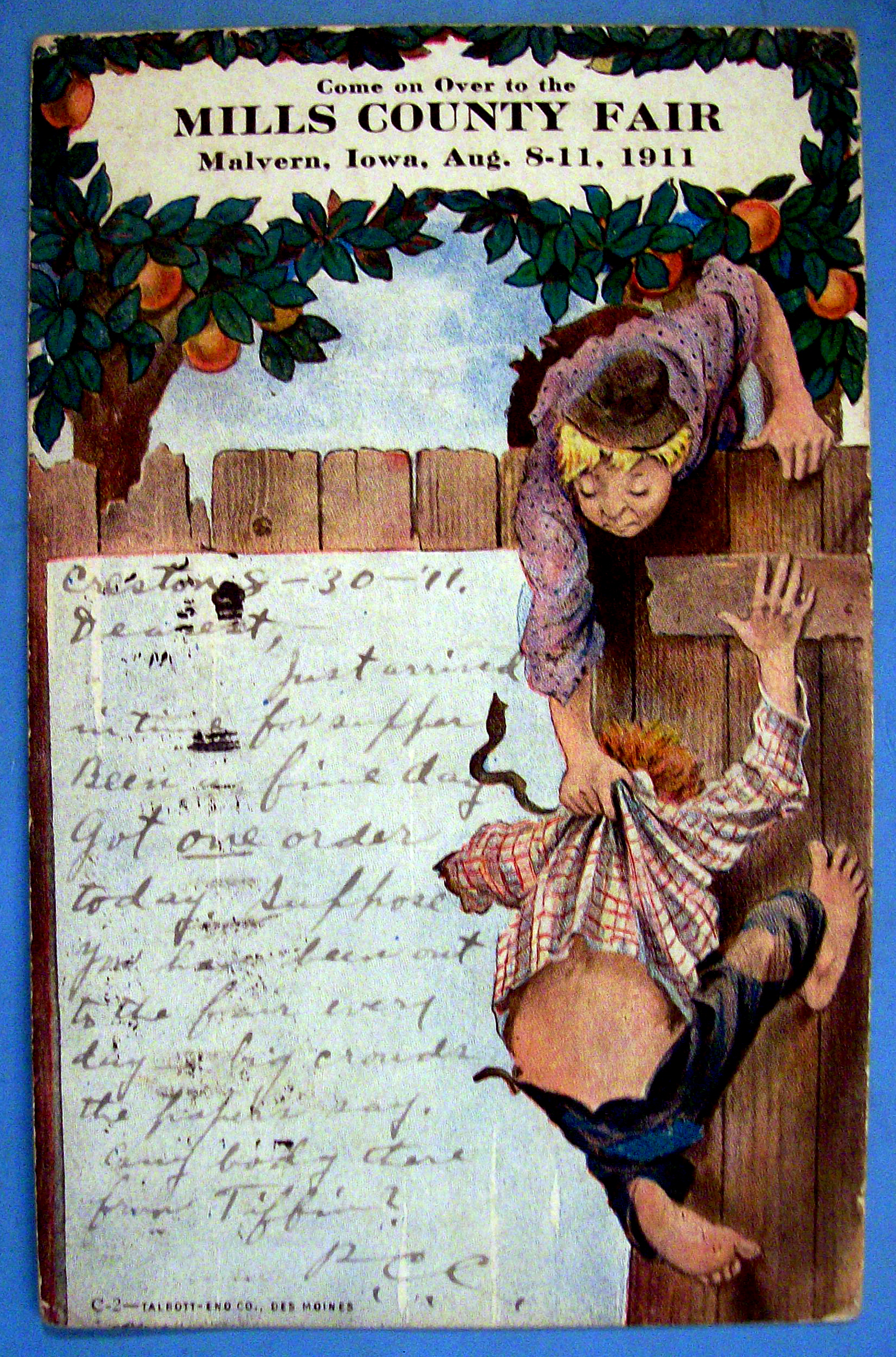 Mills County Fair Postcard