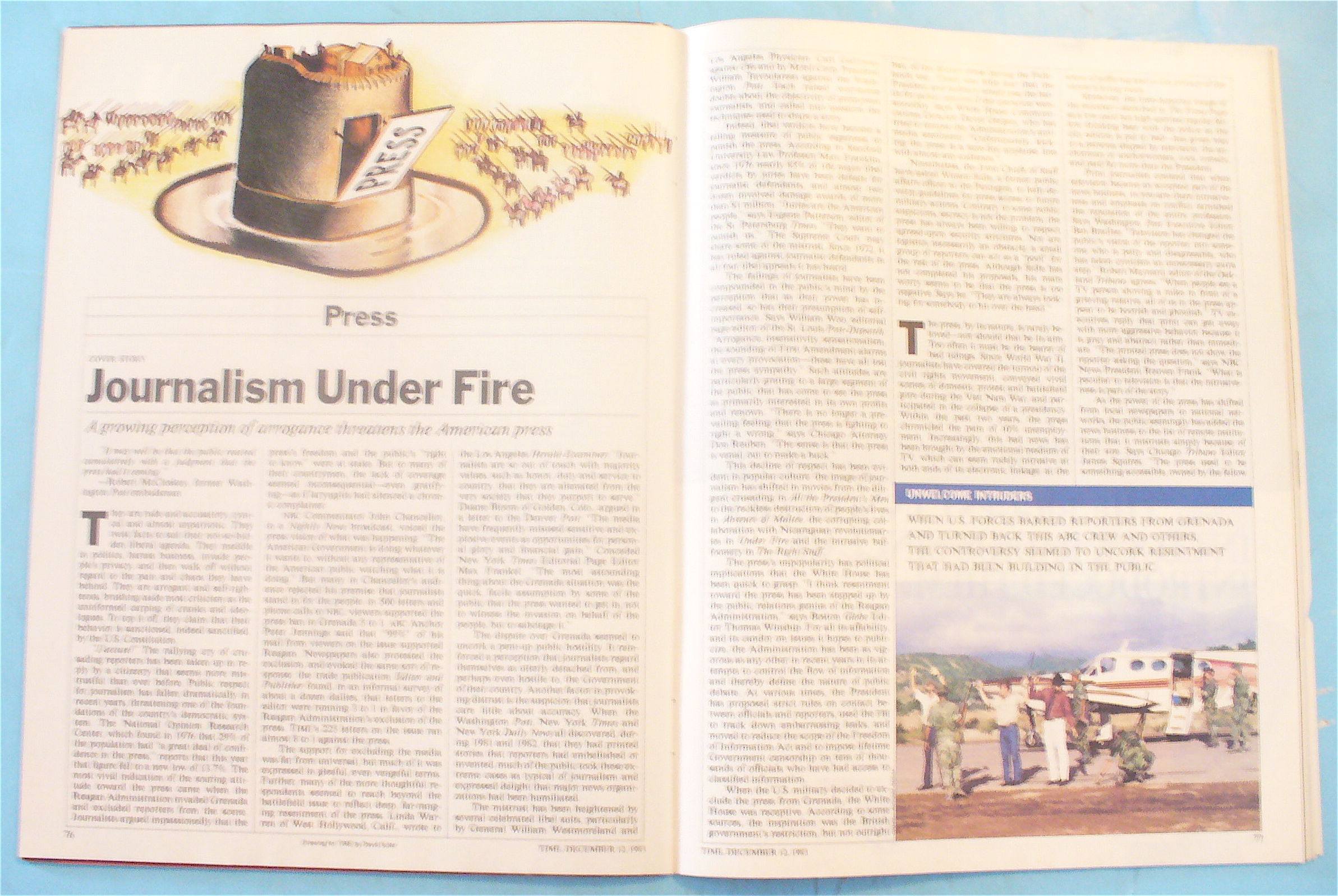 Time Magazine - December 12, 1983 Accuse The Press