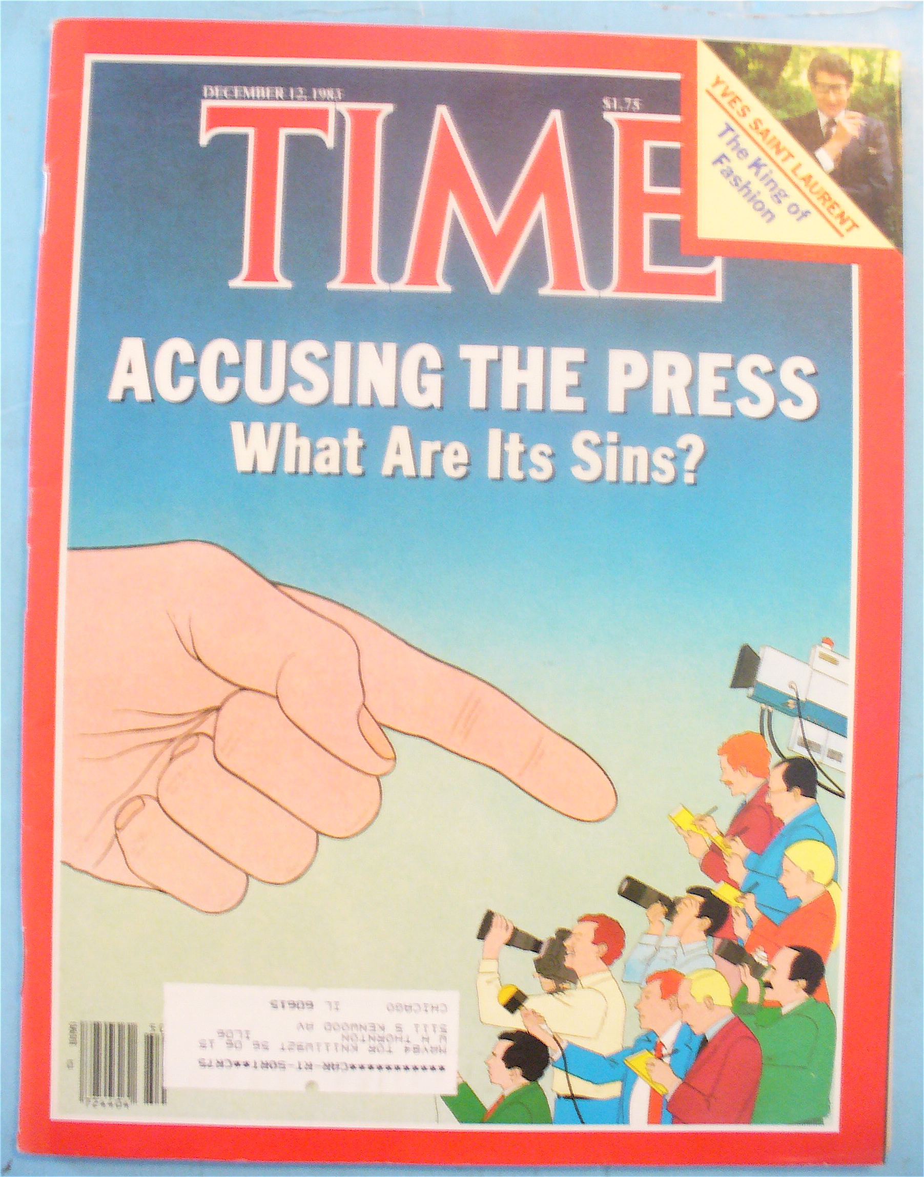 Time Magazine - December 12, 1983 Accuse The Press