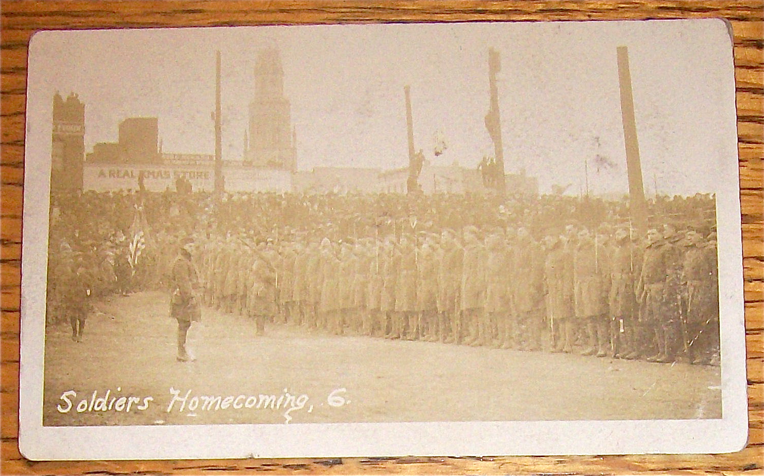 Soldiers Homecoming Postcard
