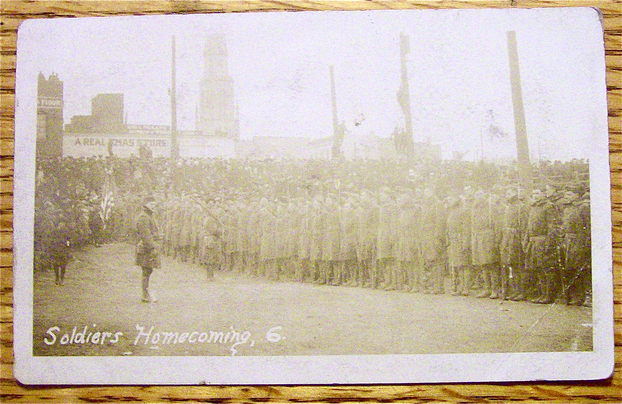 Soldiers Homecoming Postcard