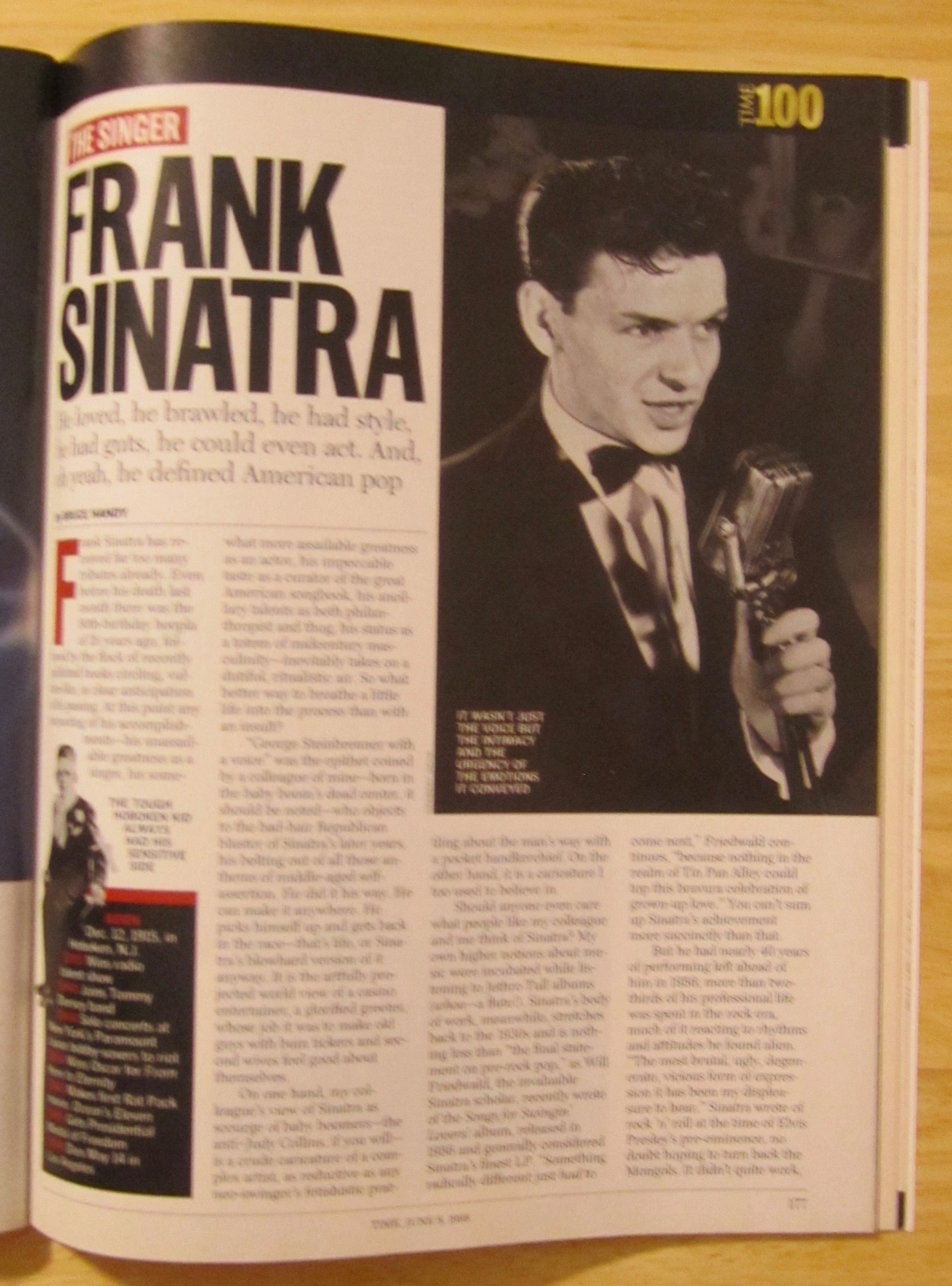 Time Magazine-June 8, 1998-100 Artists & Entertainers