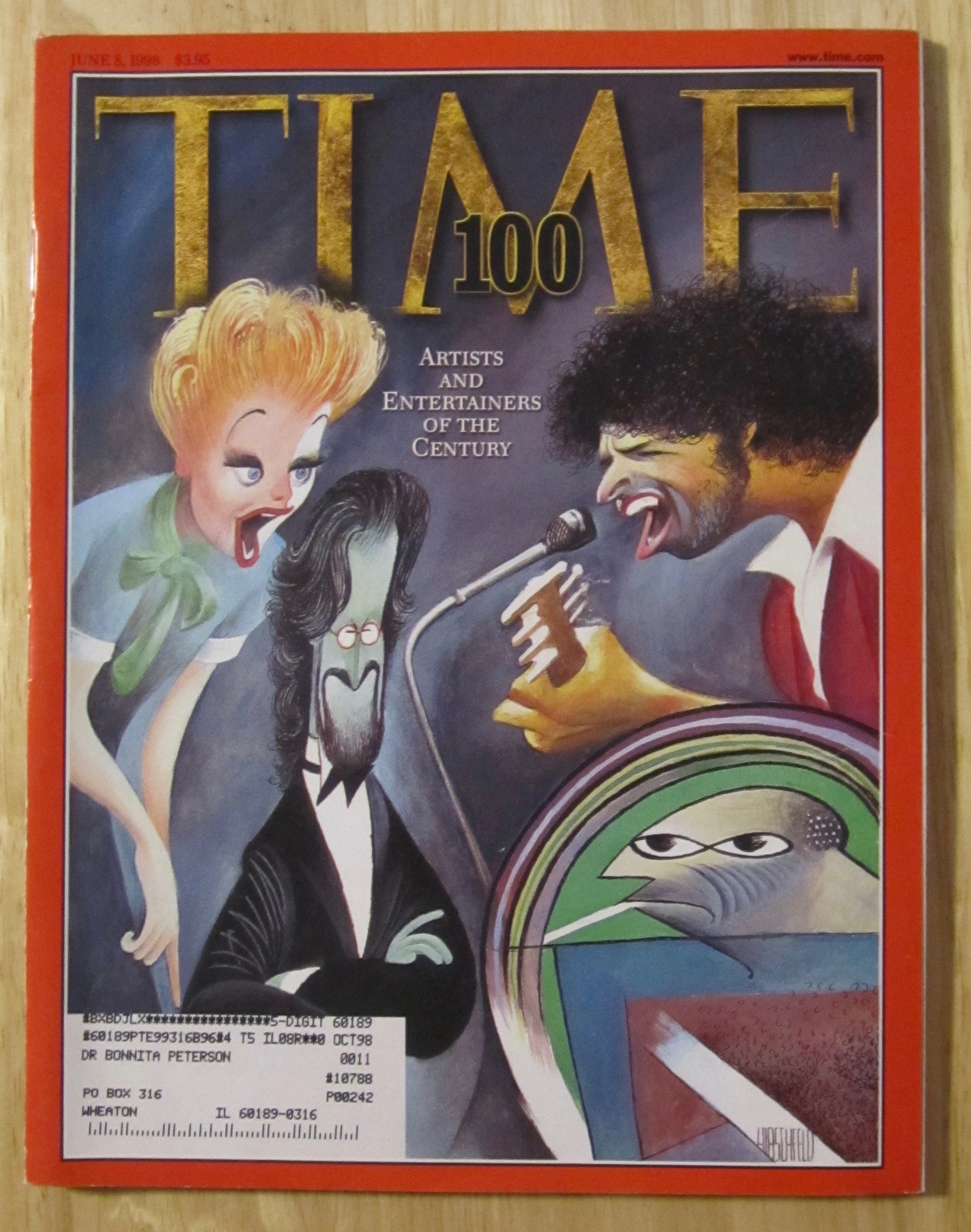 Time Magazine-June 8, 1998-100 Artists & Entertainers