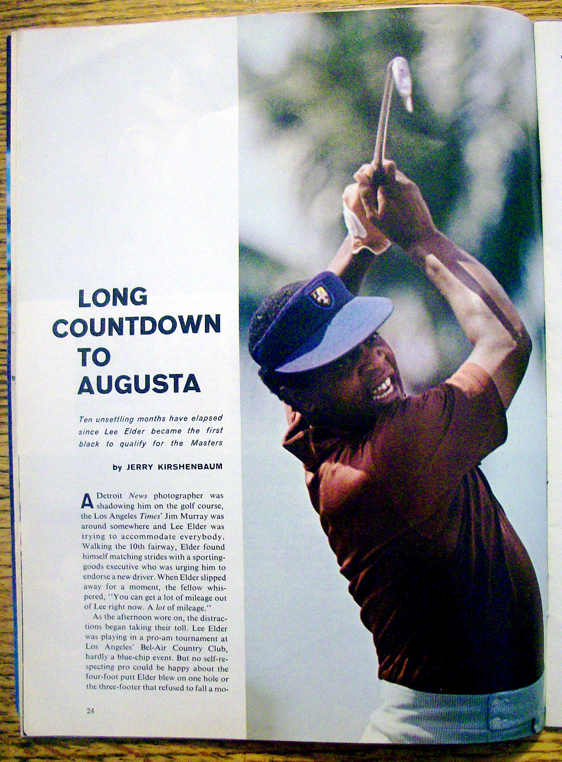 Sports Illustrated Magazine-March 10, 1975-Lee Elder