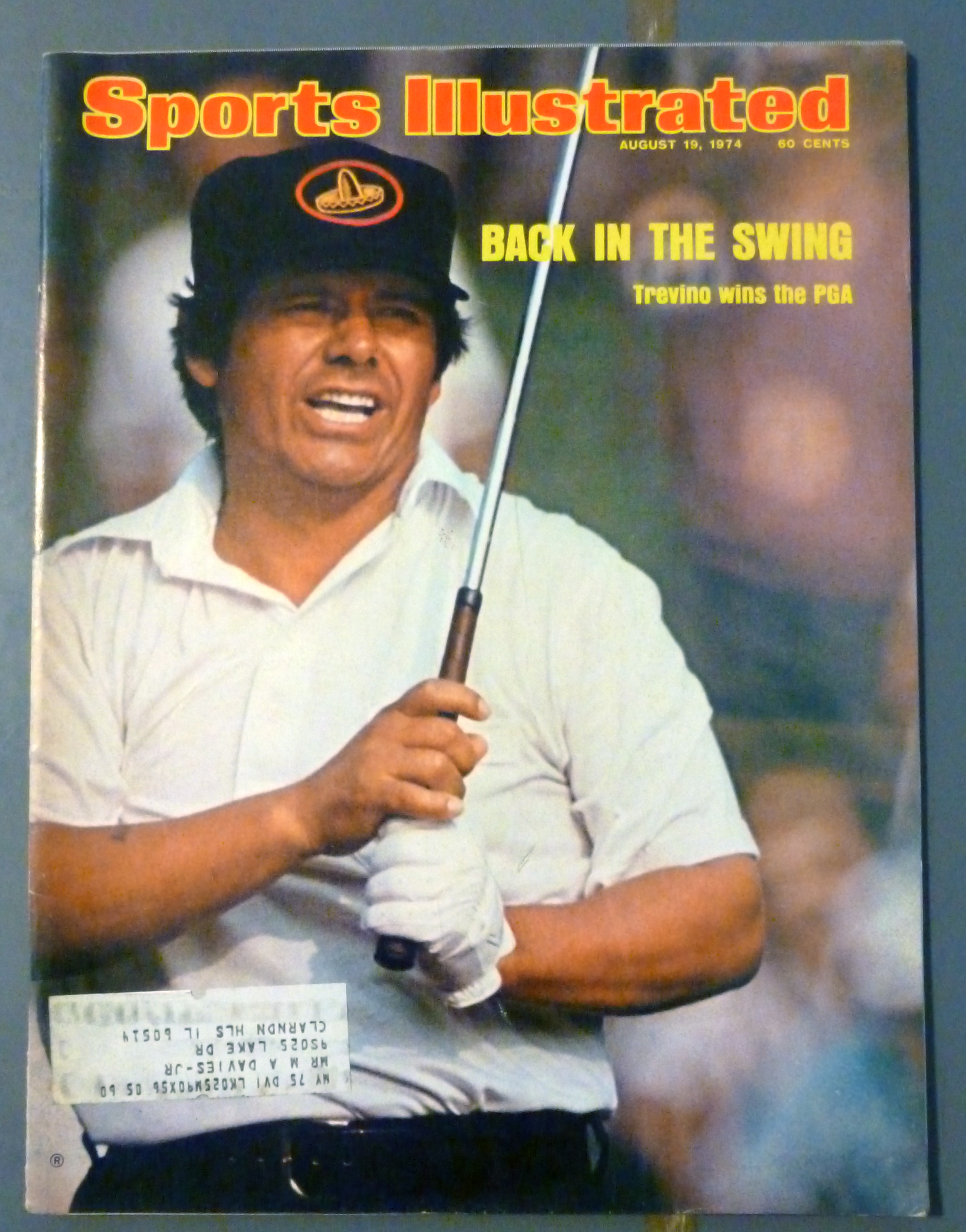 Sports Illustrated Magazine-August 19, 1974-Trevino
